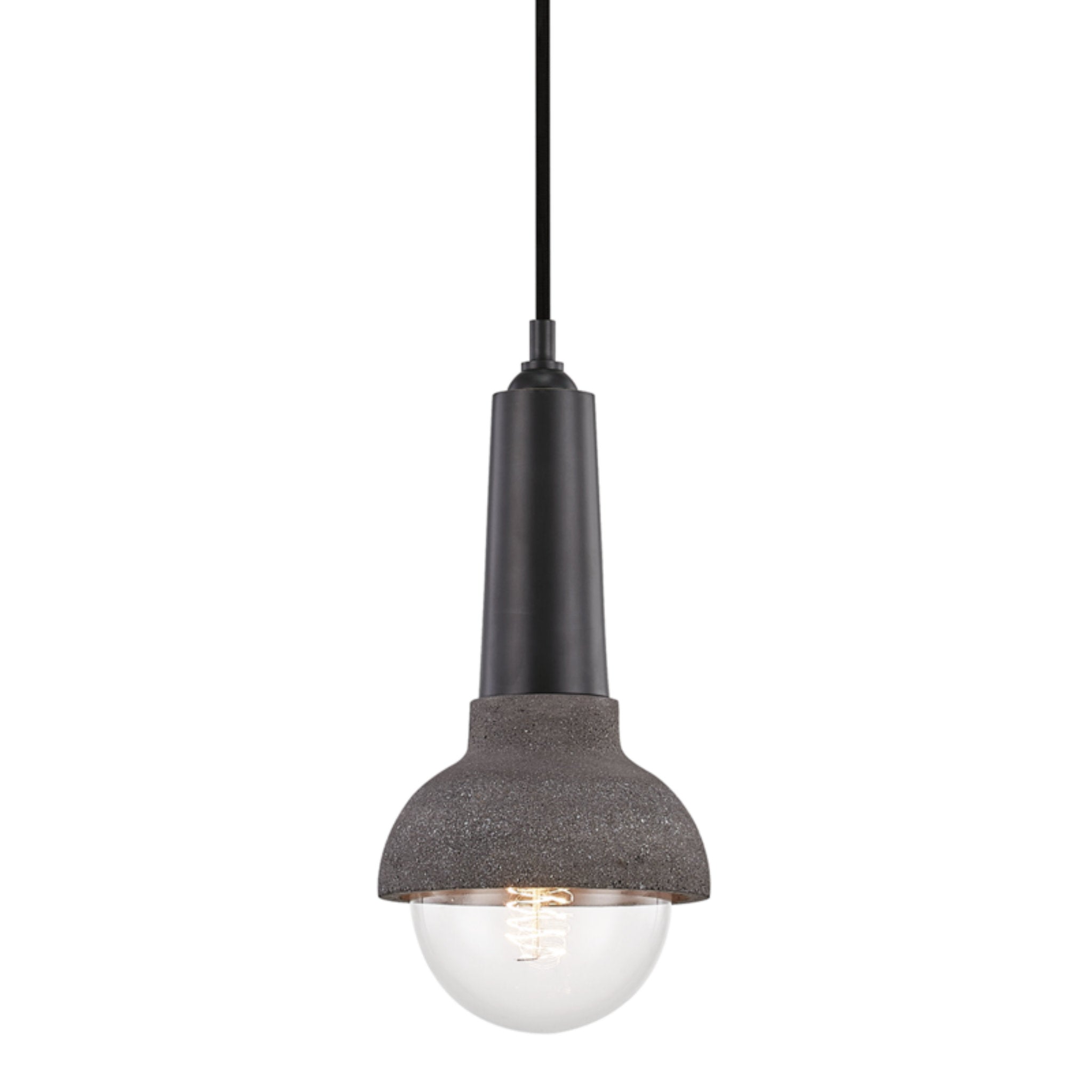 Macy 1-Light Pendant in Old Bronze 4.75L x 6W x 13.5H