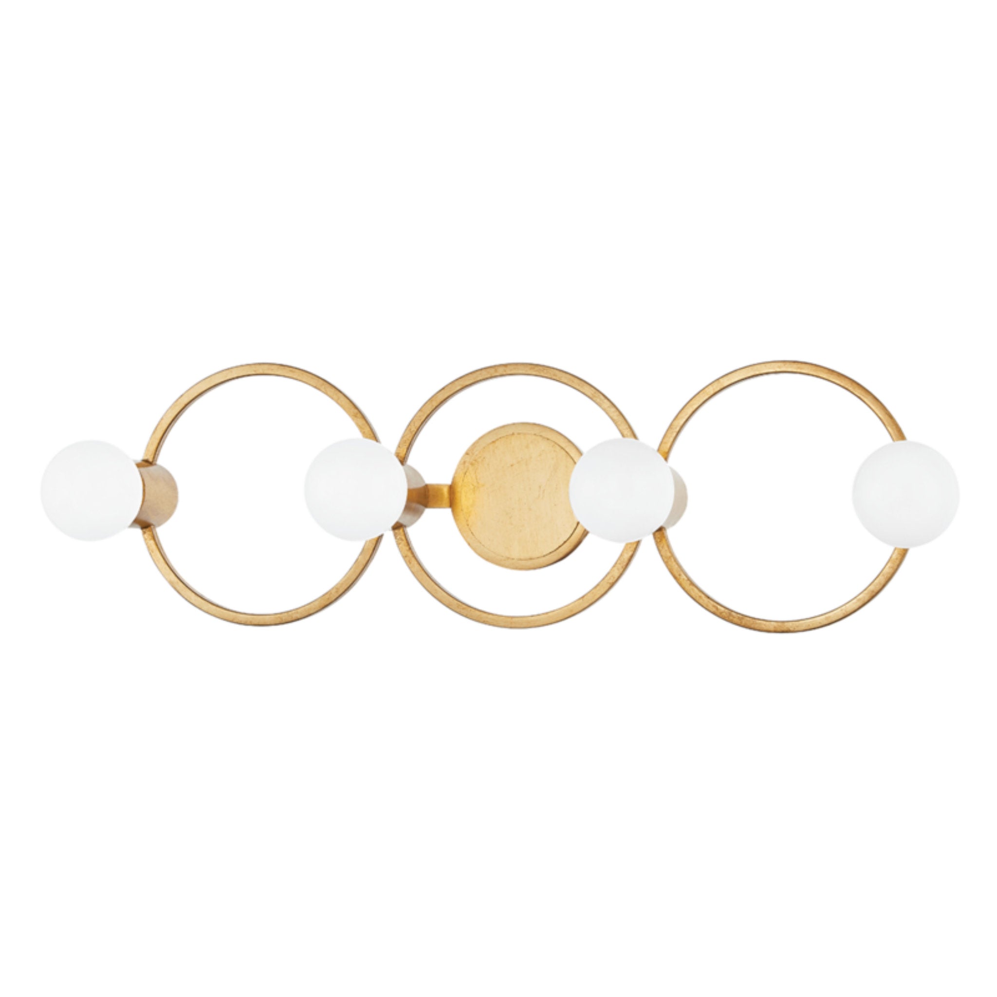 Hope 4-Light Bath and Vanity in Gold Leaf 7.5L x 28W x 8.25H