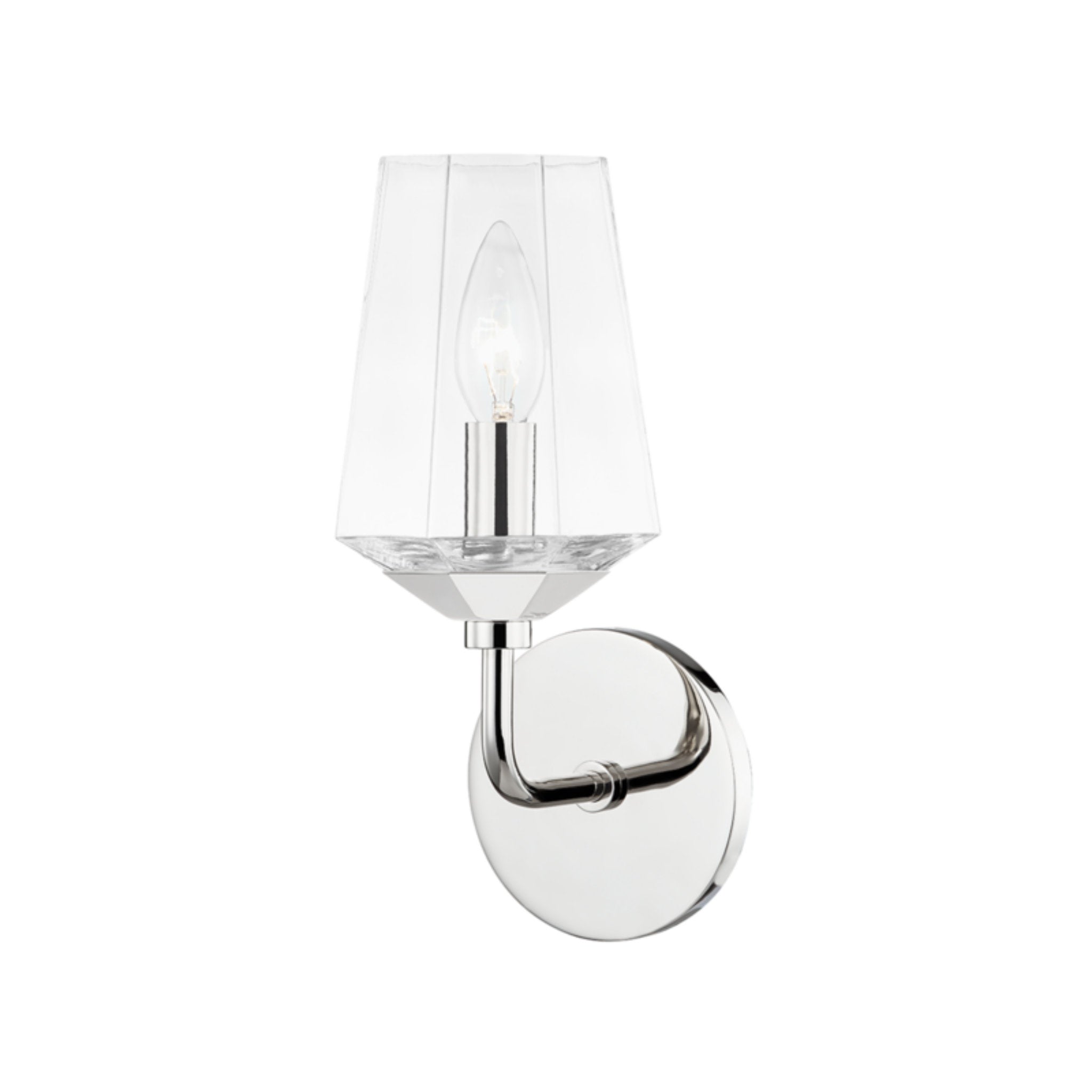 Mitzi by Hudson Valley Lighting H420301-PN 1 Light Bath Bracket in Polished Nickel Open Box