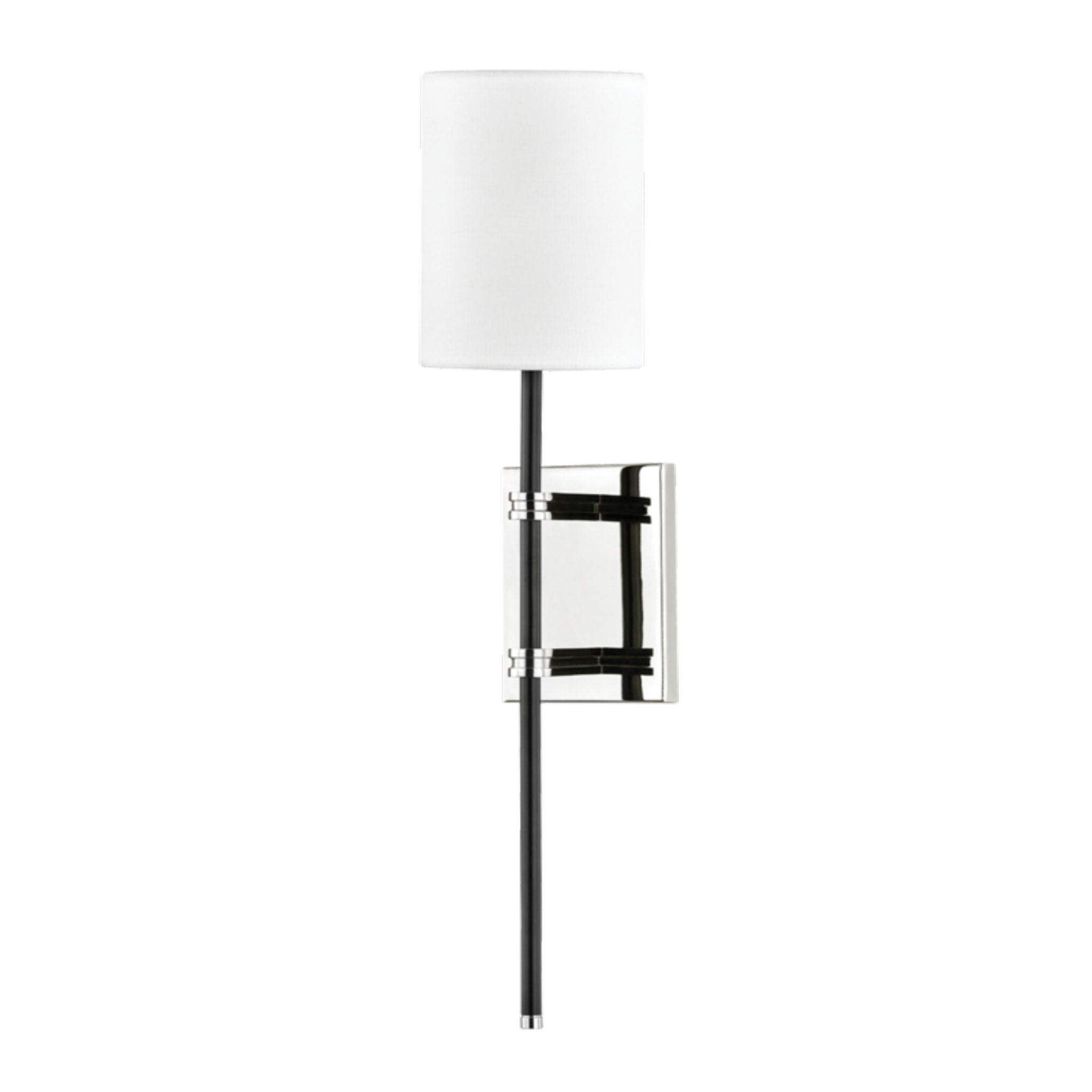 Denise 1-Light Wall Sconce in Polished Nickel 4.75W x 20.5H