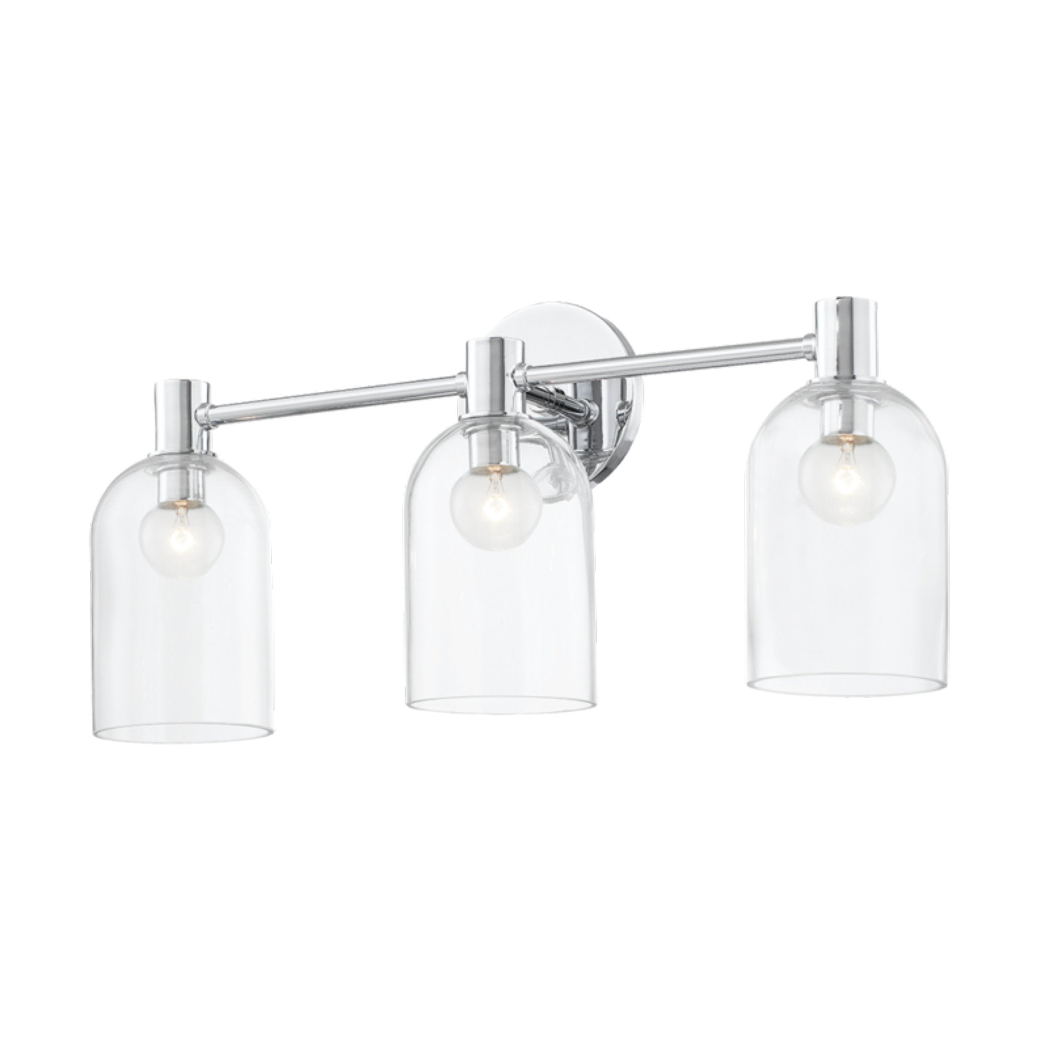 Paisley 3-Light Bath and Vanity in Polished Chrome 21.75W x 9.75H