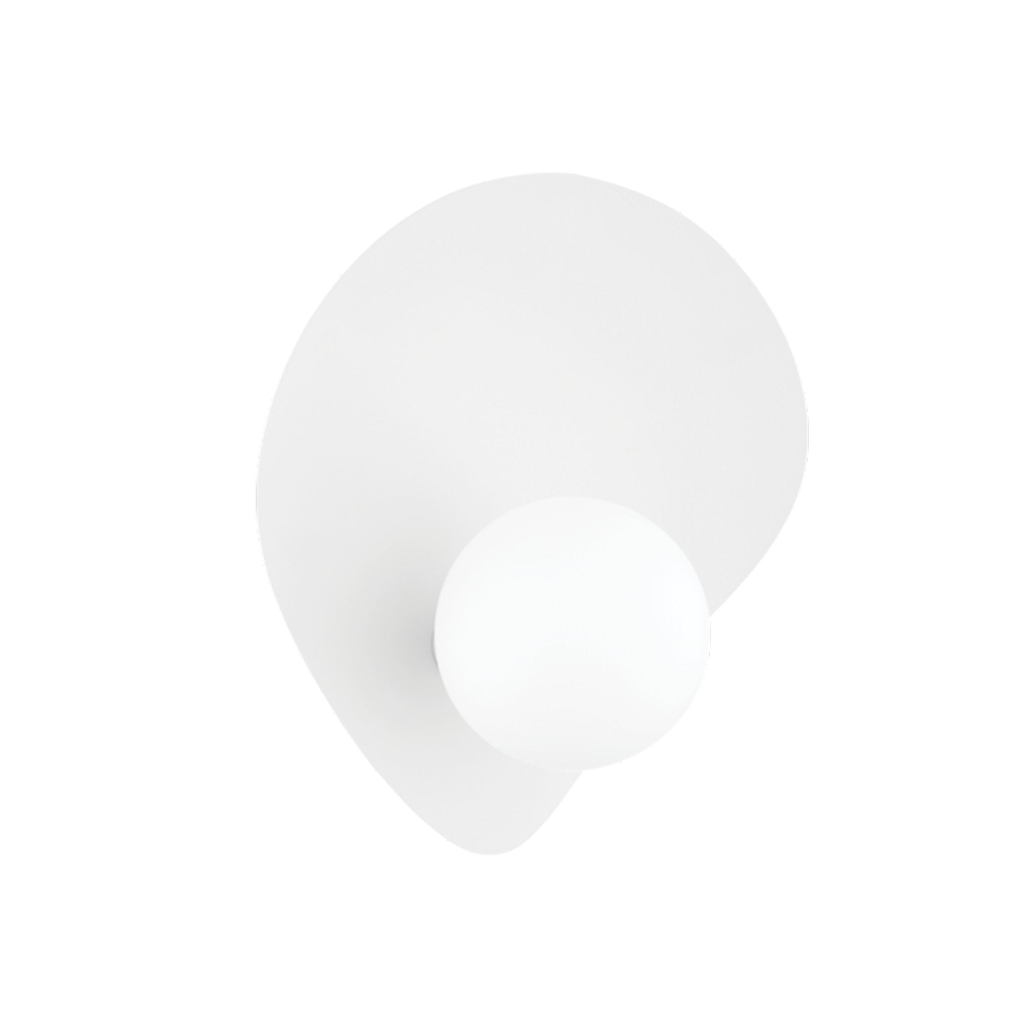 Leni 1-Light Wall Sconce in Texture White by Tali Roth 12W x 12H