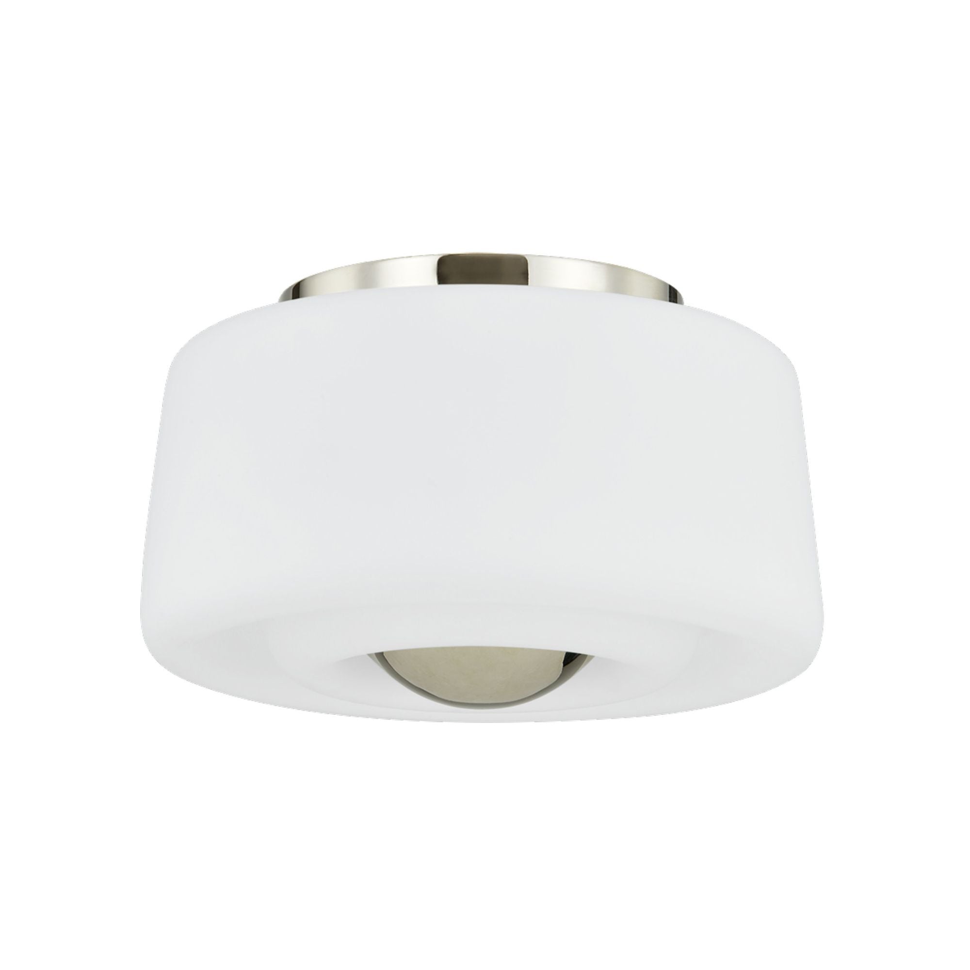 CIELA 2-Light Flush Mount in Polished Nickel 4.75L x 13.5W x 8H