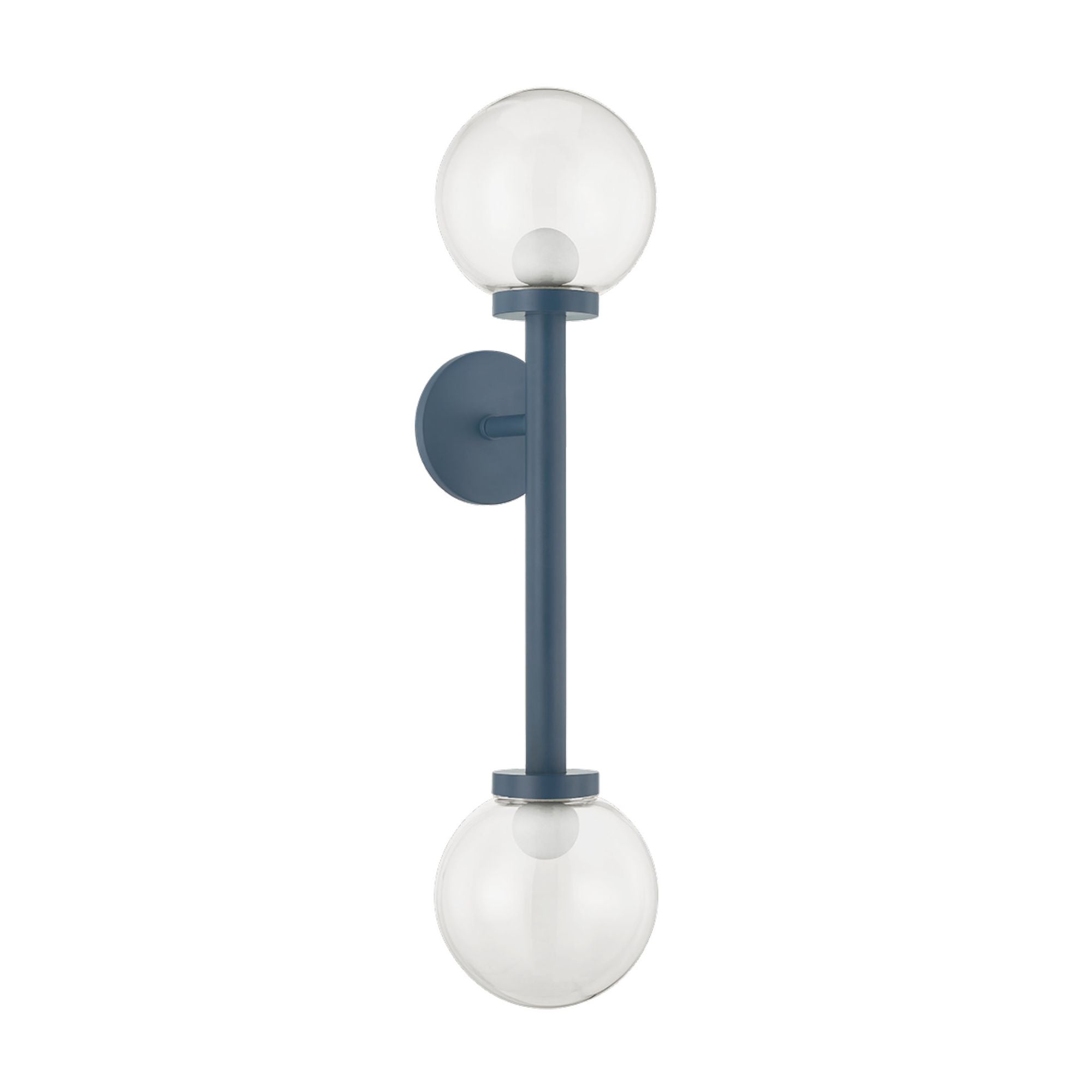 Sia 2-Light Wall Sconce in Slate Blue by Zoe Feldman 6.5W x 26.5H