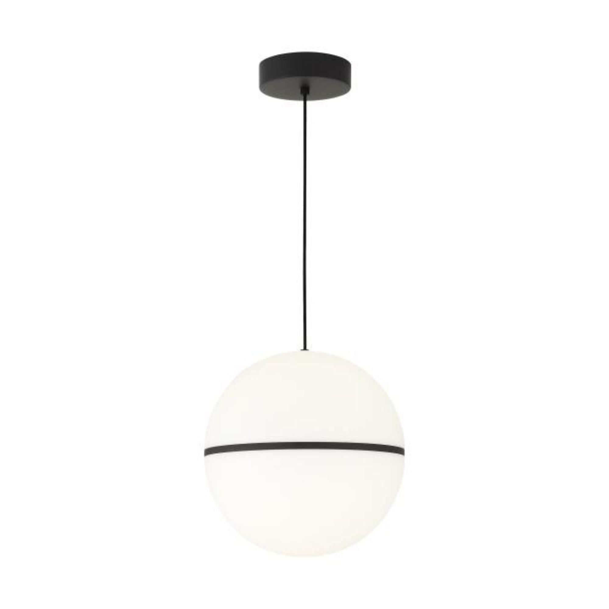 Hanea Grande Pendant Line-Voltage Pendants/Suspension 1-Light LED 3000K Nightshade Black by Sean Lavin