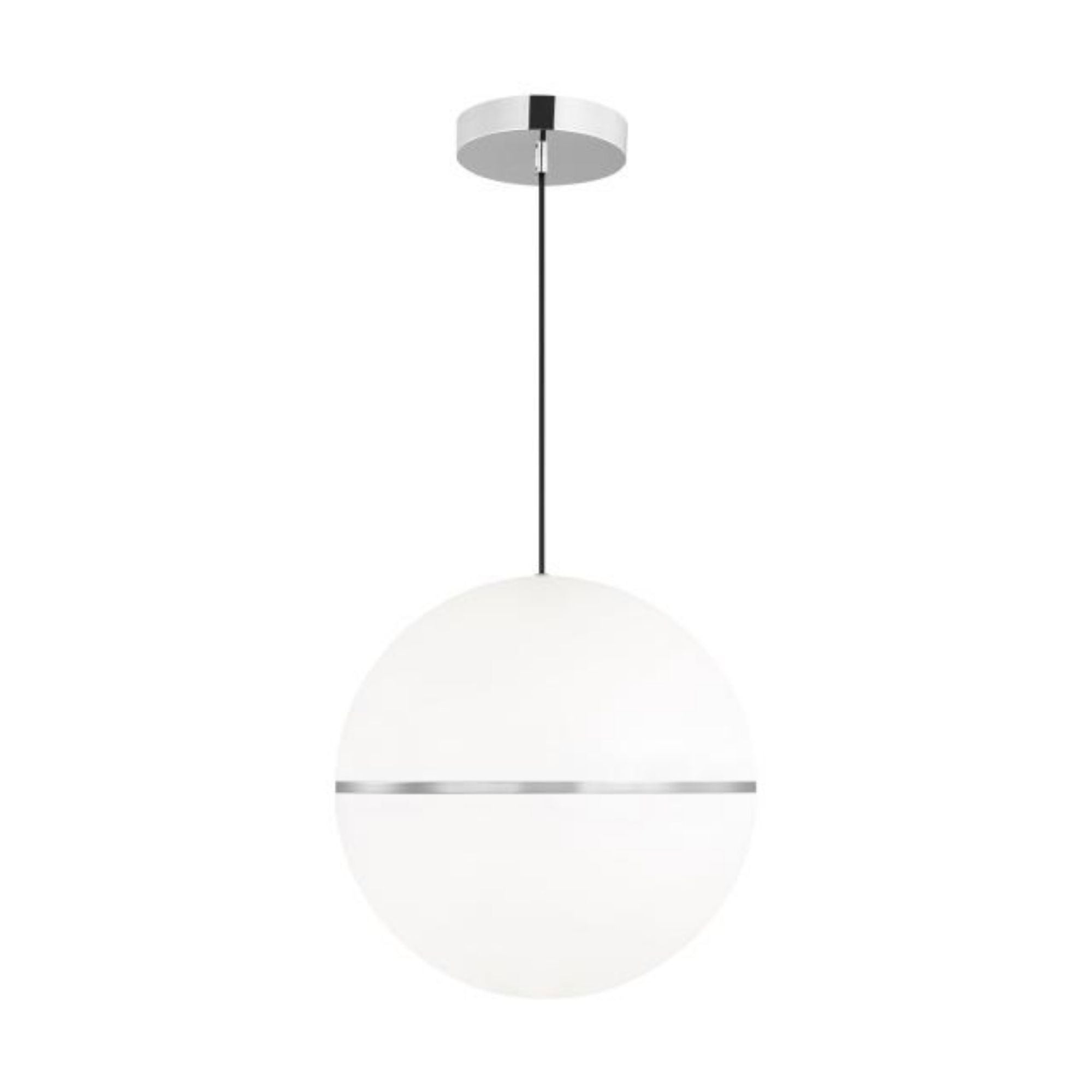 Hanea X-Large Pendant Line-Voltage Pendants/Suspension 1-Light LED 3000K Chrome by Sean Lavin