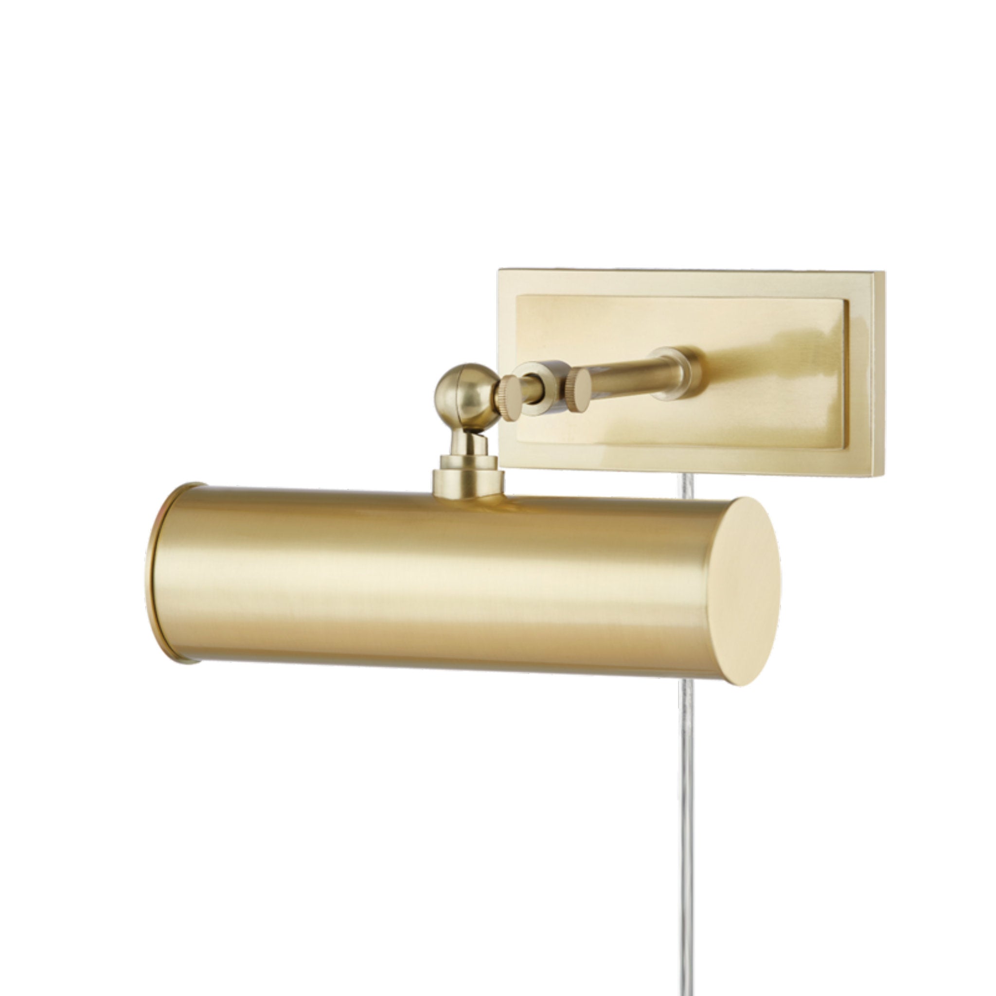 Holly 1-Light Picture Light in Aged Brass 4.75L x 8.25W x 4.75H