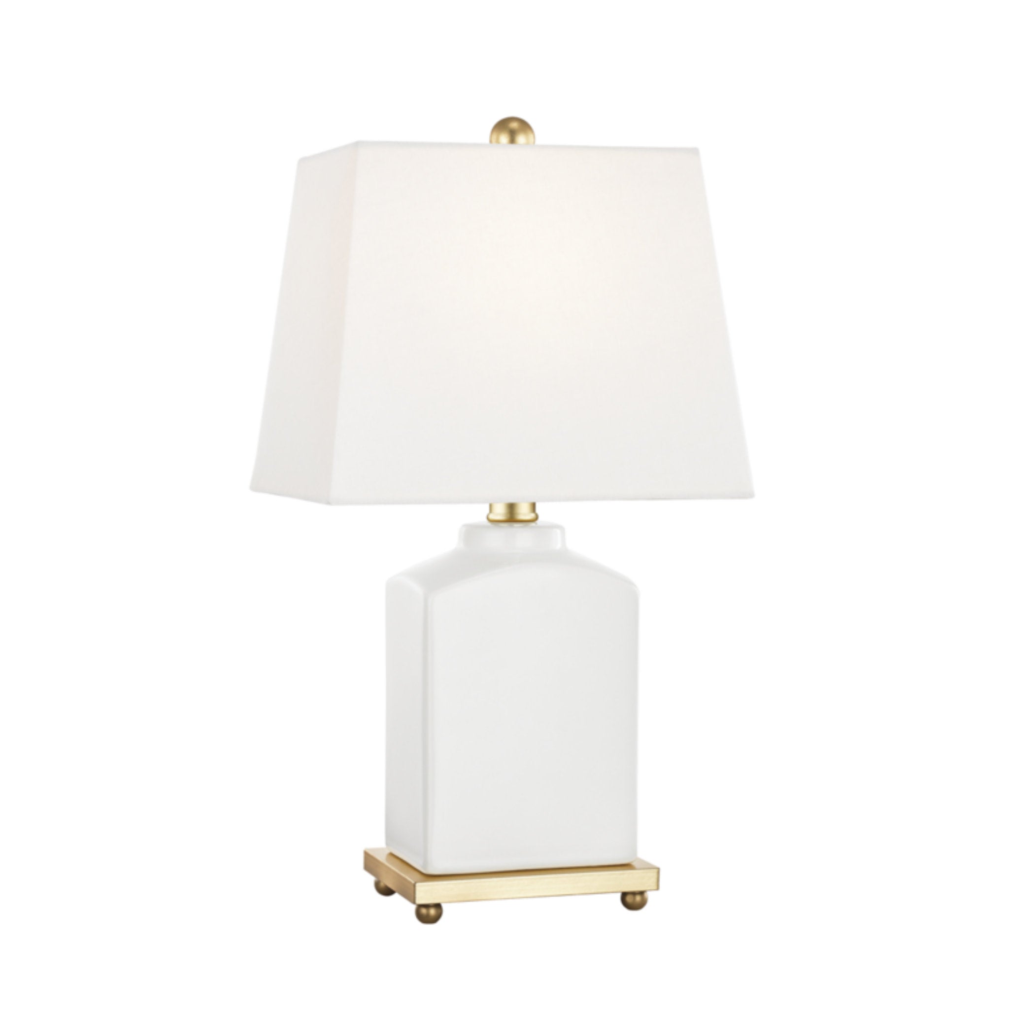 Brynn 1-Light Table Lamp in Cloud 9.5L x 6.5W x 17H