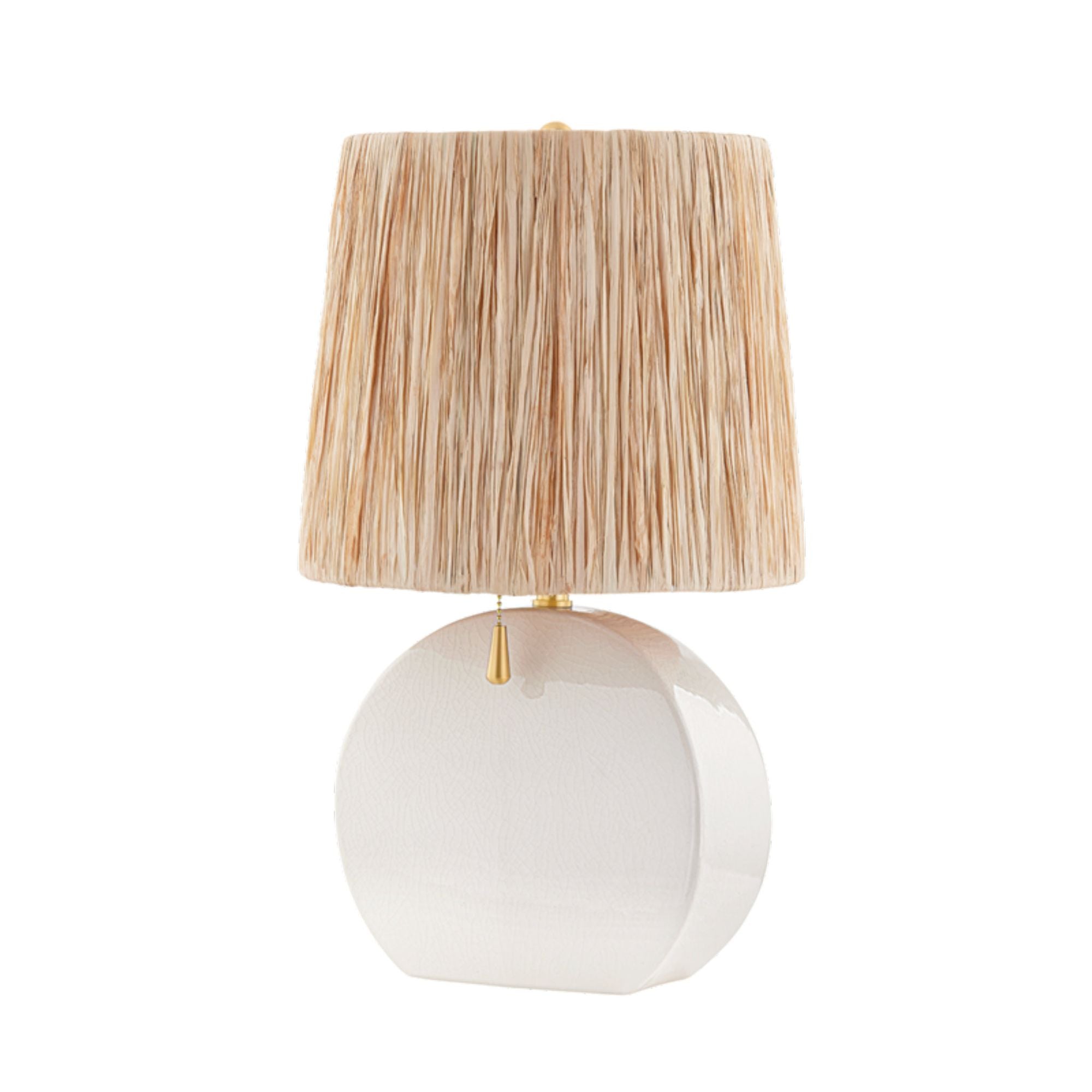 Aneesa 1-Light Table Lamp in Aged Brass 12L x 12W x 21H