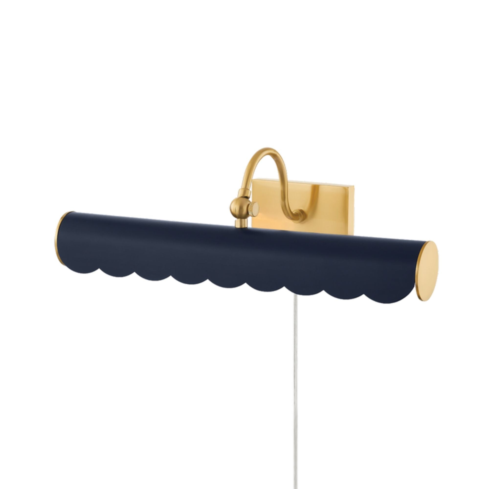 Fifi 2-Light Picture Light in Aged Brass by Ariel Okin 16.75W x 5.25H (HL762102M-AGB/SNY)