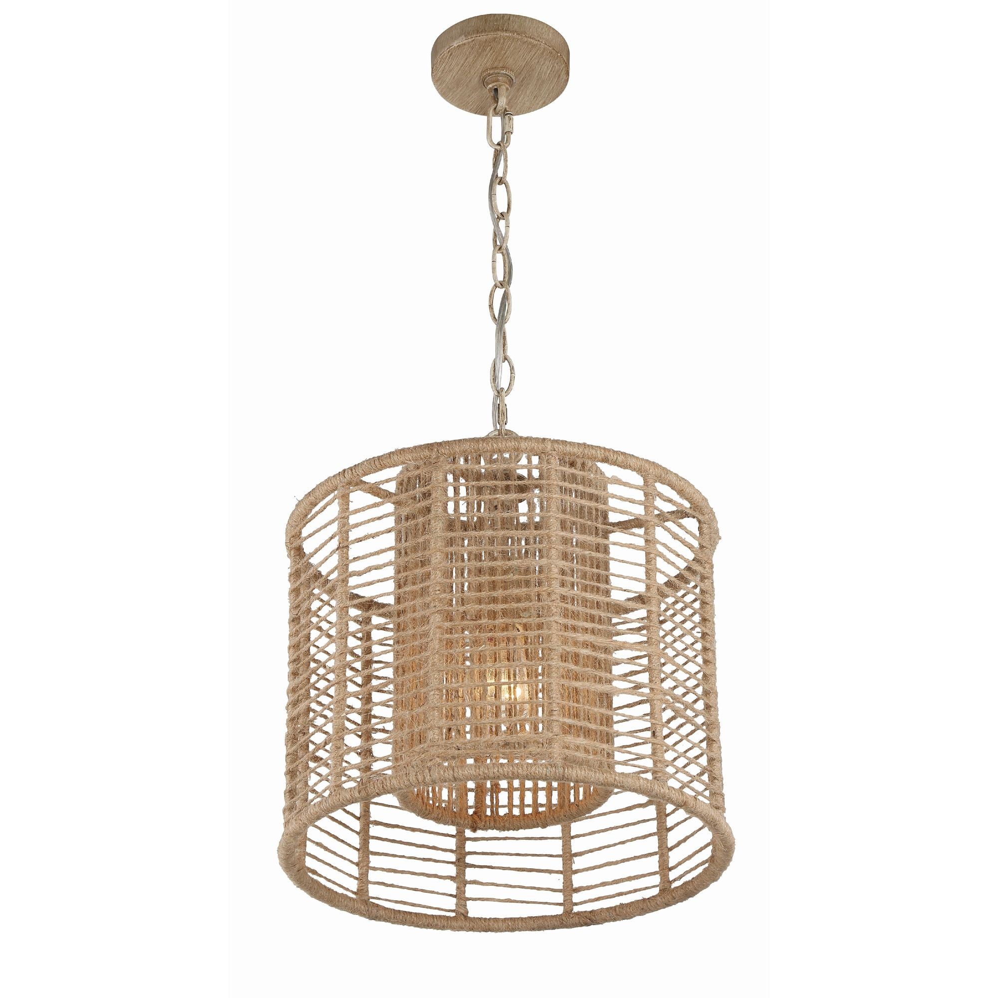 Jayna 1 Light Burnished Silver Mini Pendant 12.5"W x 13.5"H x 12.5"D