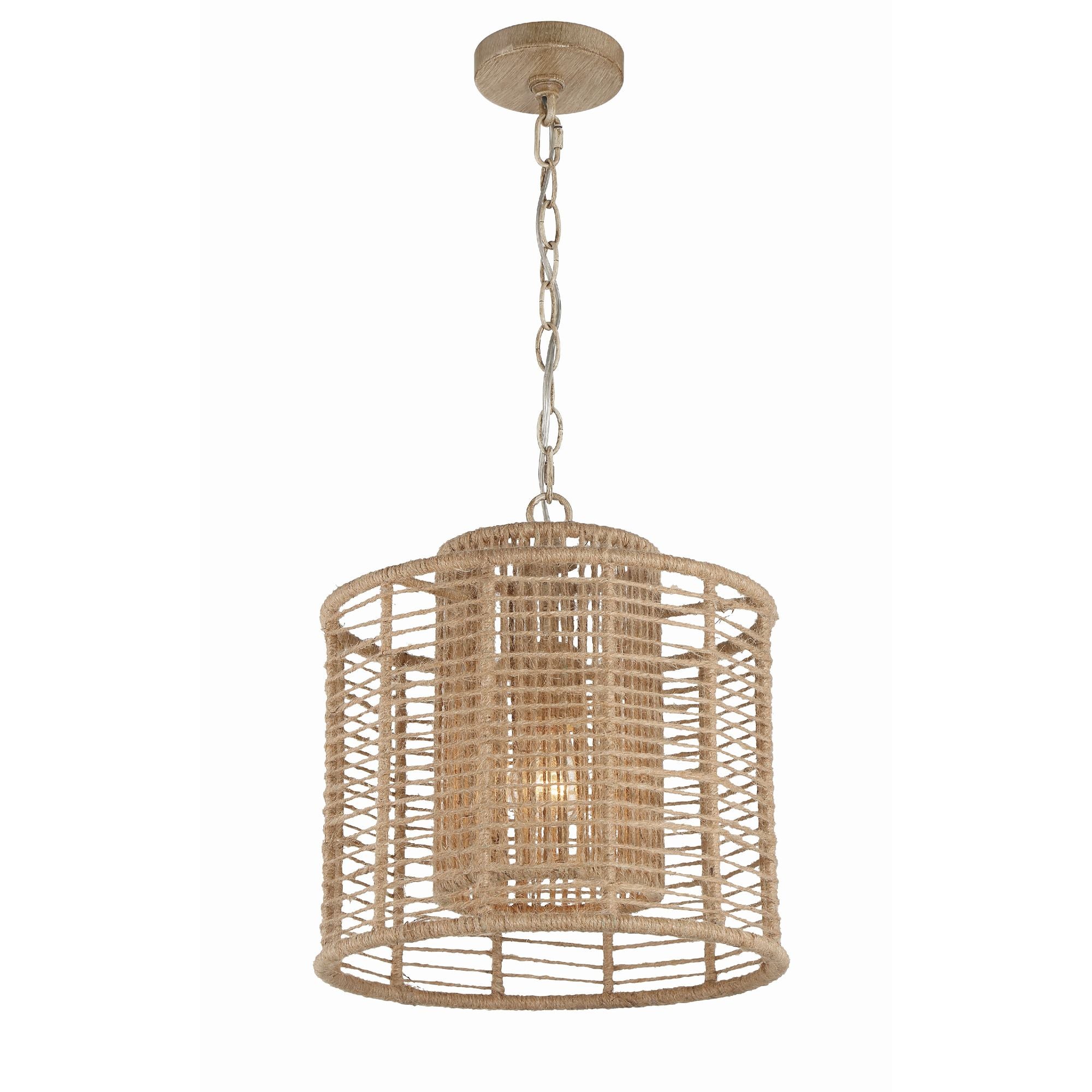 Jayna 1 Light Burnished Silver Mini Pendant 12.5"W x 13.5"H x 12.5"D