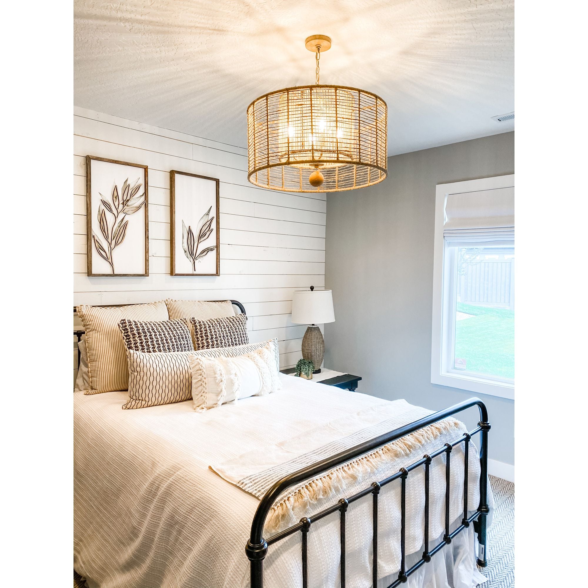 Jayna 4 Light Burnished Silver Chandelier 25"W x 16.5"H x 25"D