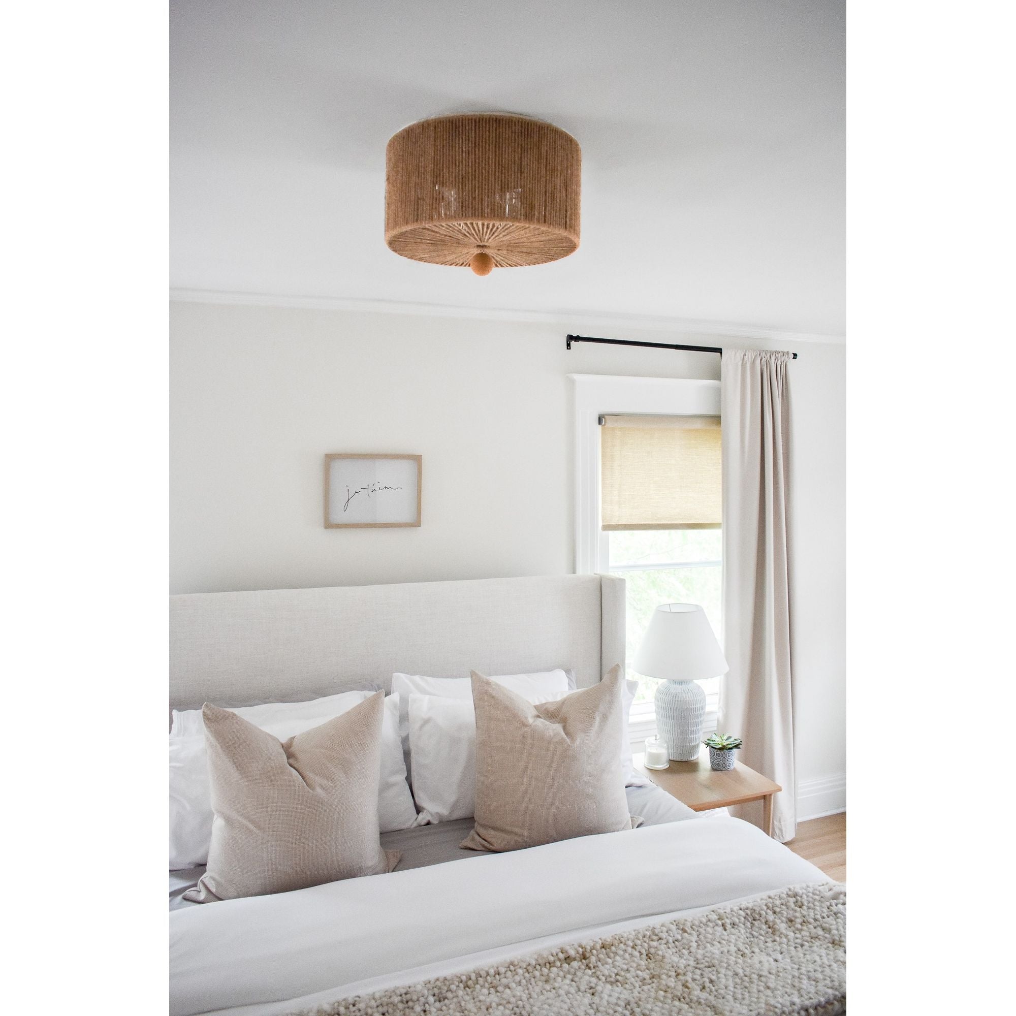 Jessa 3 Light Burnished Silver Flush Mount 16"W x 11"H x 16"D