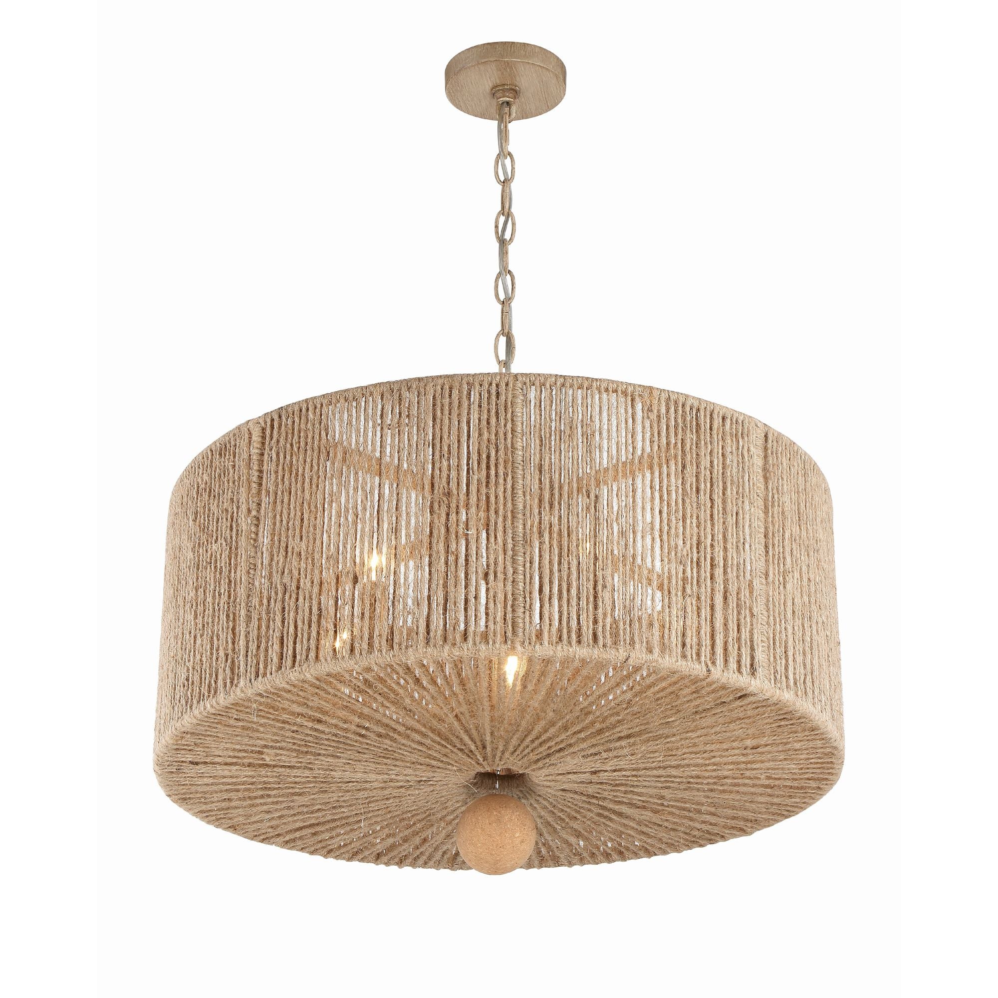 Jessa 5 Light Burnished Silver Chandelier 24"W x 16"H x 24"D