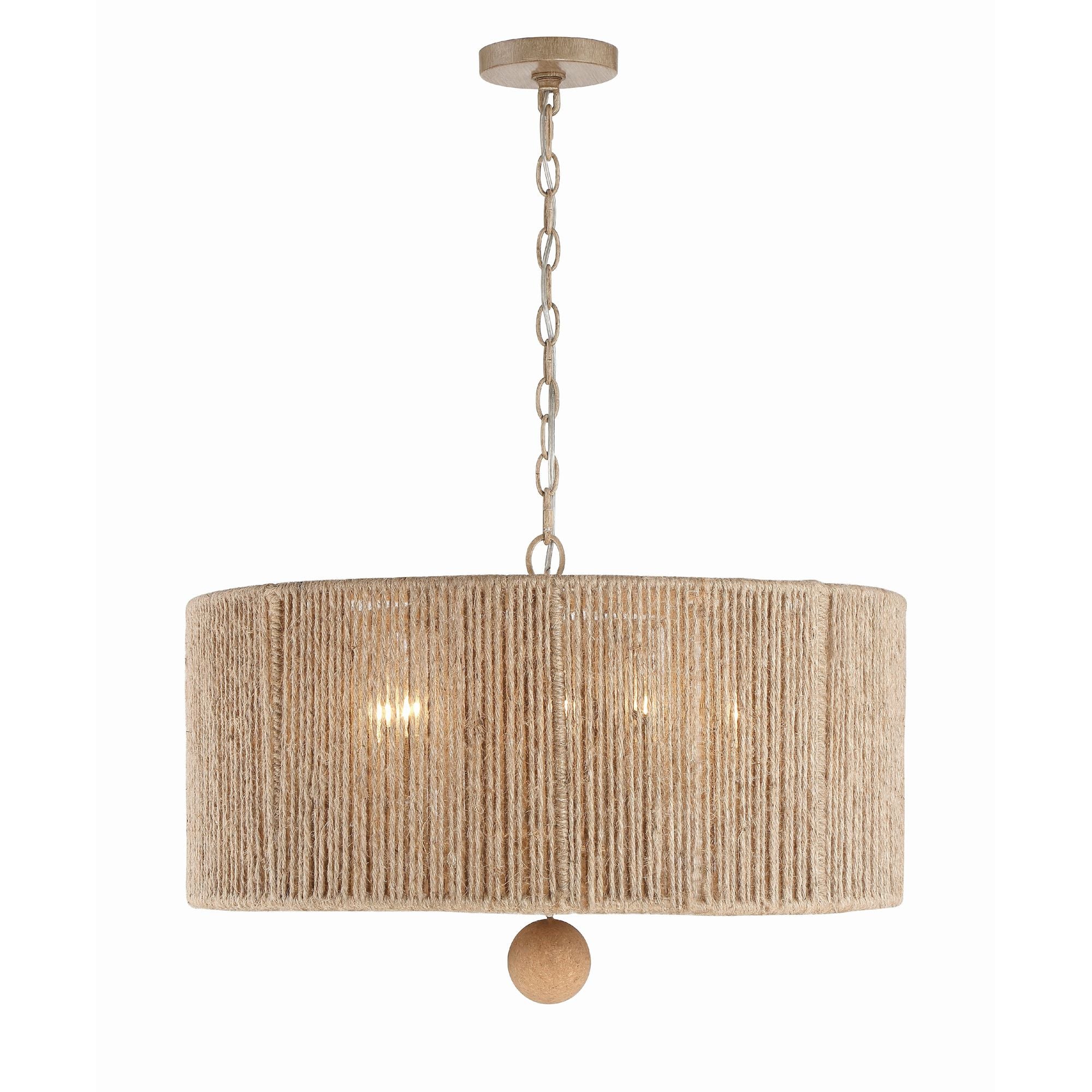 Jessa 5 Light Burnished Silver Chandelier 24"W x 16"H x 24"D