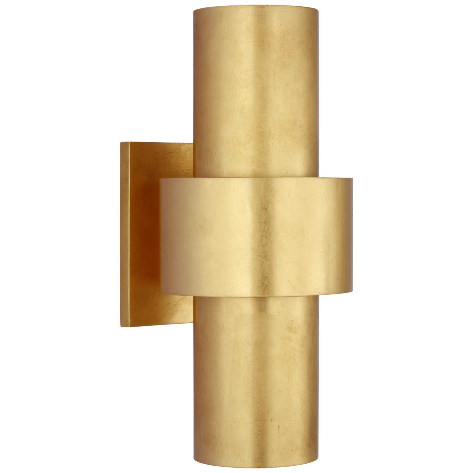 Julie Neill Chalmette Medium Layered Sconce in Gild Wall Light W6" x H14"