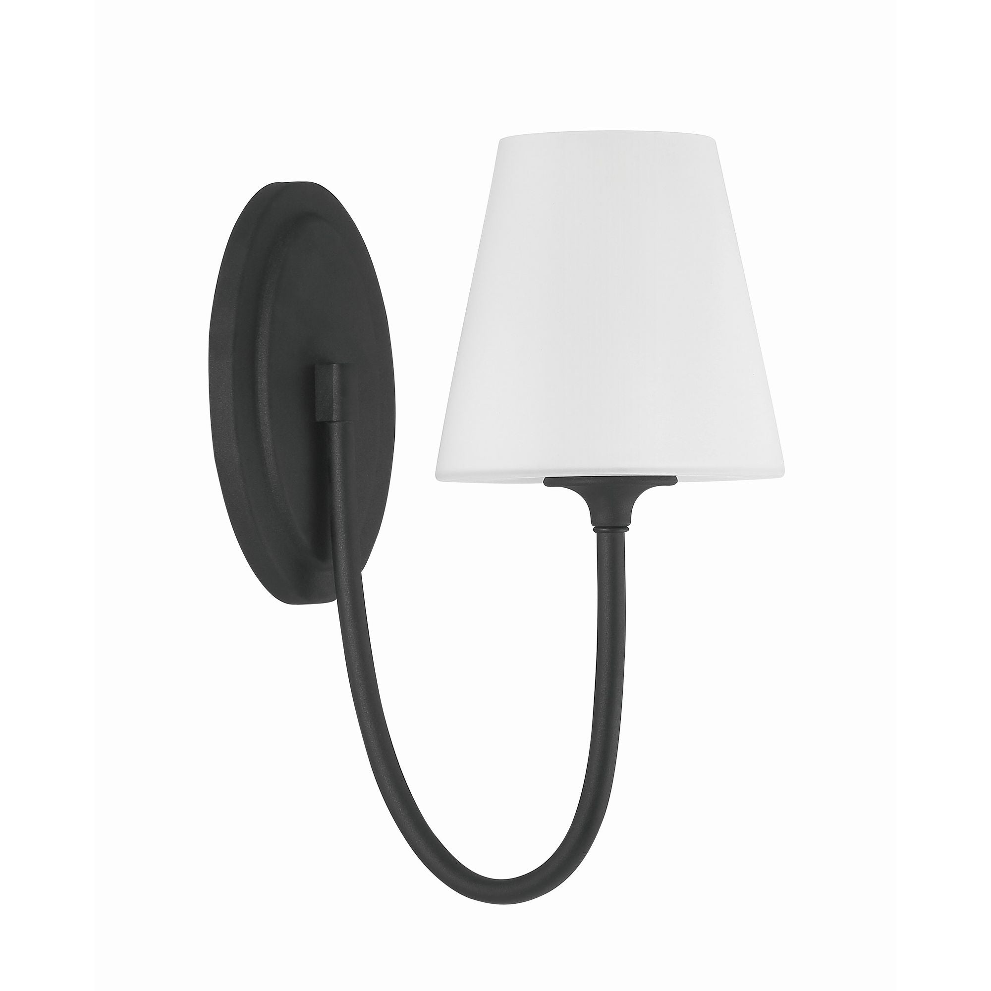 Juno 6'' Black Forged Sconce Black 6"W x 13"H x 10.25"D