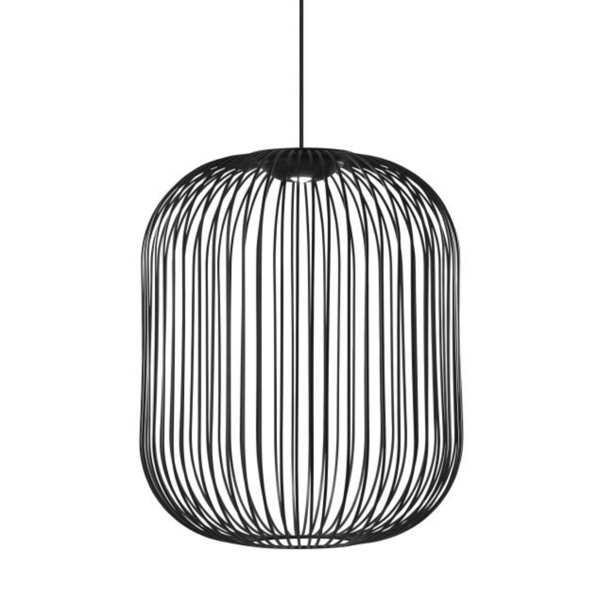 Kai 2 Pendant Bath Collection 1-Light LED 3000K Nightshade Black by Sean Lavin