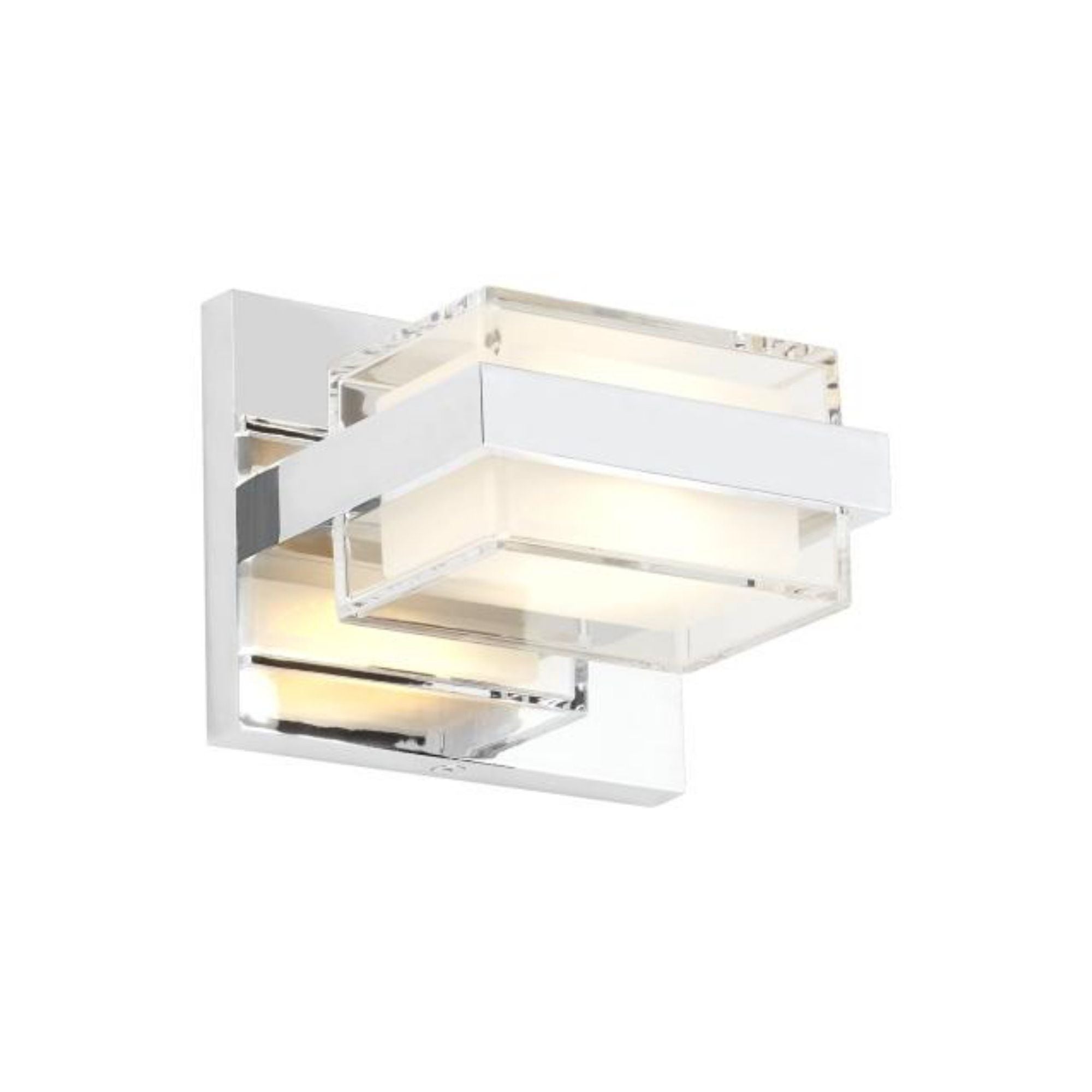 Kamden 1-Light Wall/Bath Bath Collection, Wall Collection 1-Light LED 3000K Chrome by Sean Lavin