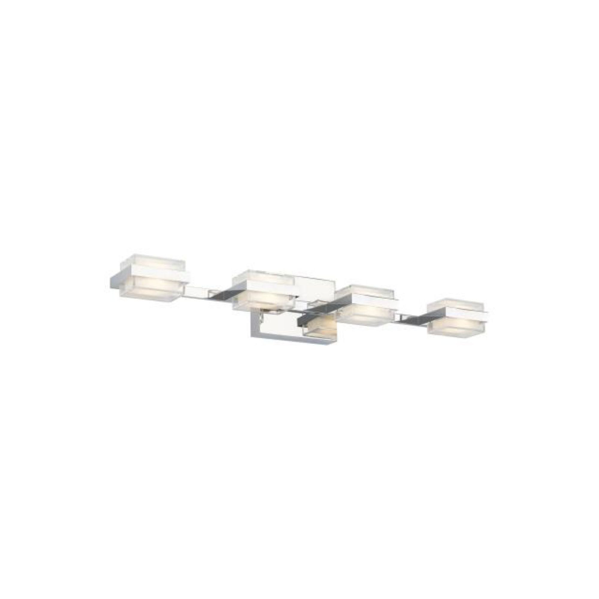 Kamden 4-Light Bath Bath Collection 4-Light LED 3000K Chrome by Sean Lavin