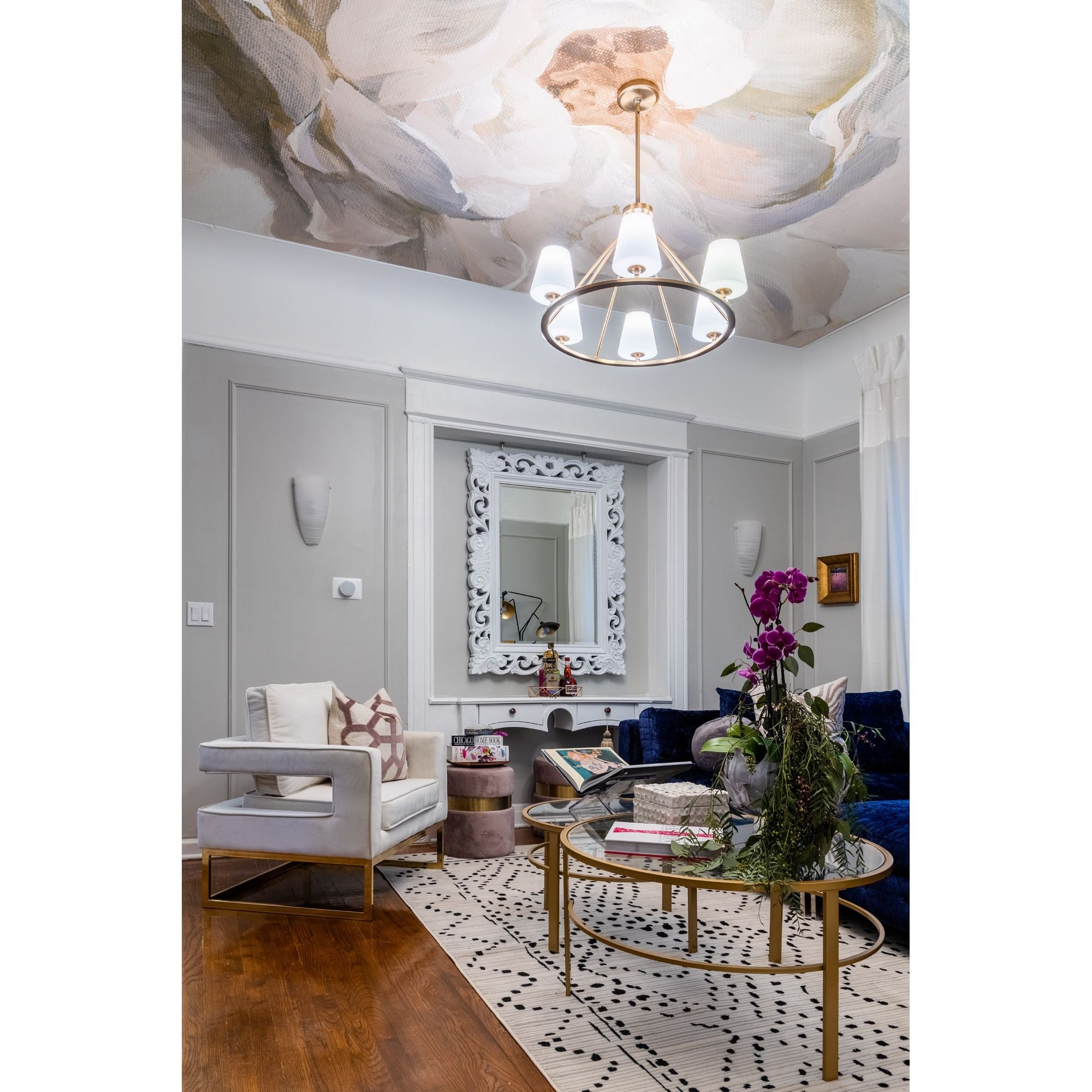 Keenan 31.25'' Vibrant Gold Chandelier Gold 31.25"W x 17.5"H x 31.25"D