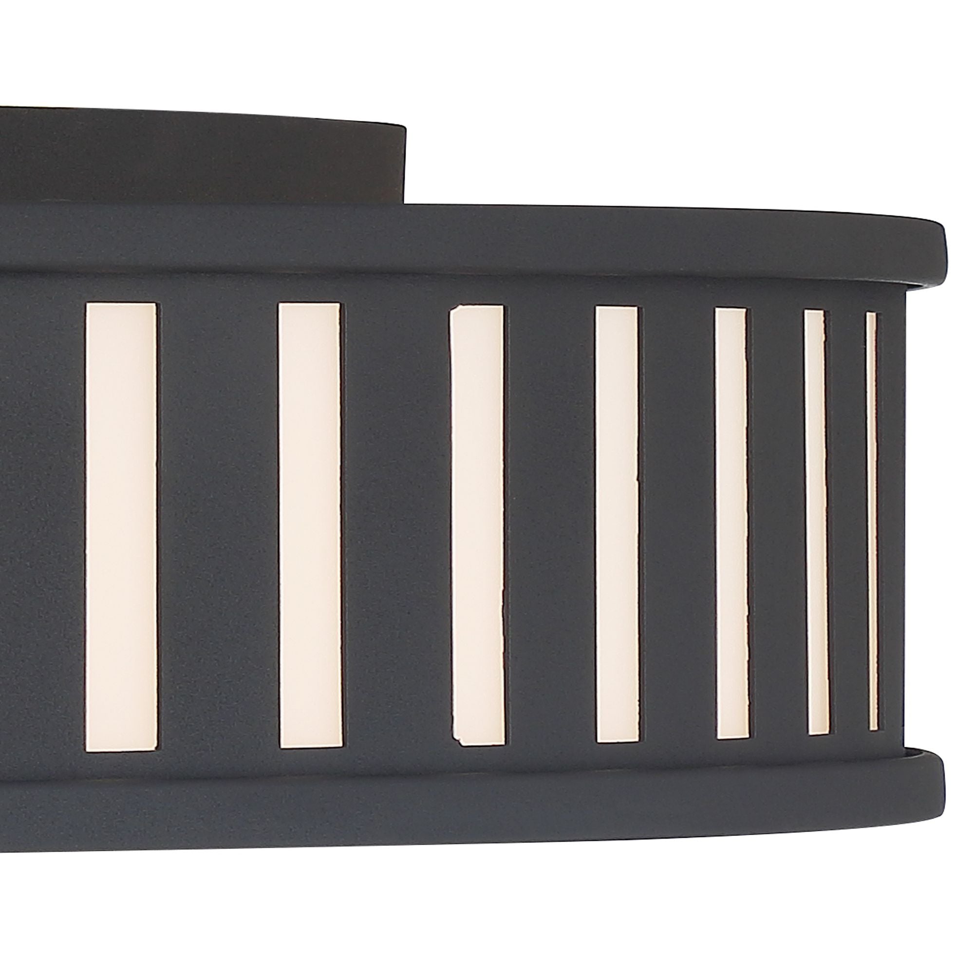 Kendal 4 Light Black Forged Flush Mount 22.5"W x 5.25"H x 22.5"D