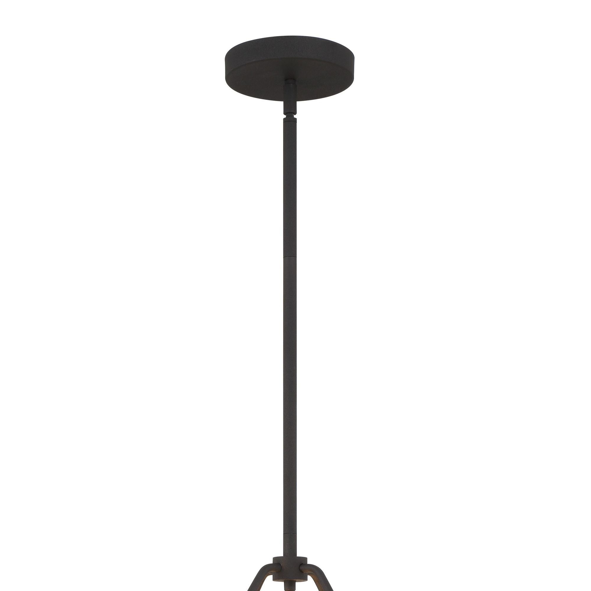 Kendal 6 Light Black Forged Chandelier 28"W x 20.5"H x 28"D