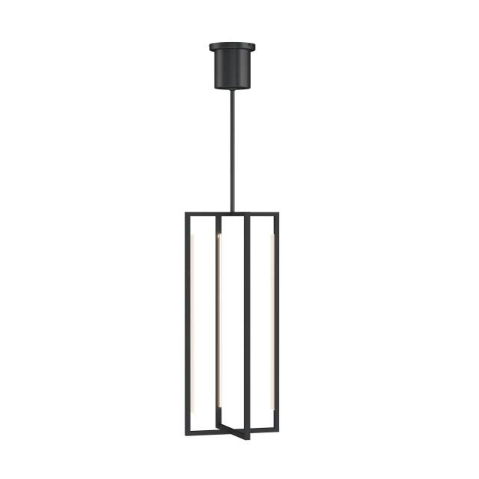 Kenway 18 Pendant Line-Voltage Pendants/Suspension 1-Light LED 3000K Nightshade Black by Sean Lavin