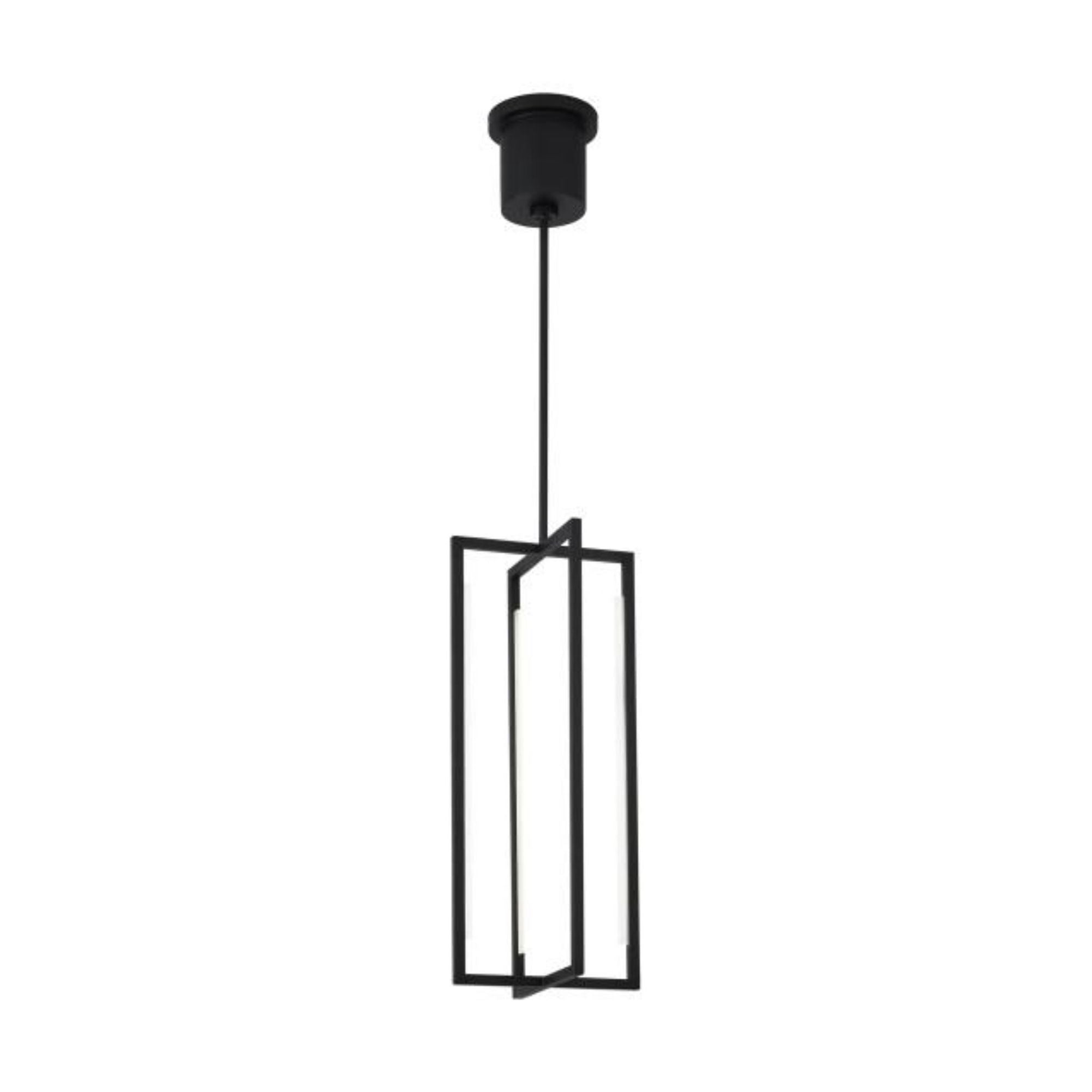Kenway 25 Pendant Line-Voltage Pendants/Suspension 1-Light LED 3000K Nightshade Black by Sean Lavin