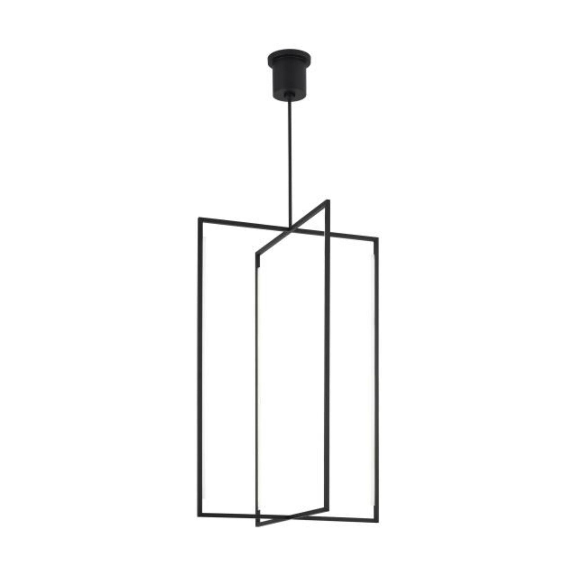 Kenway 42 Pendant Line-Voltage Pendants/Suspension 1-Light LED 3000K Nightshade Black by Sean Lavin