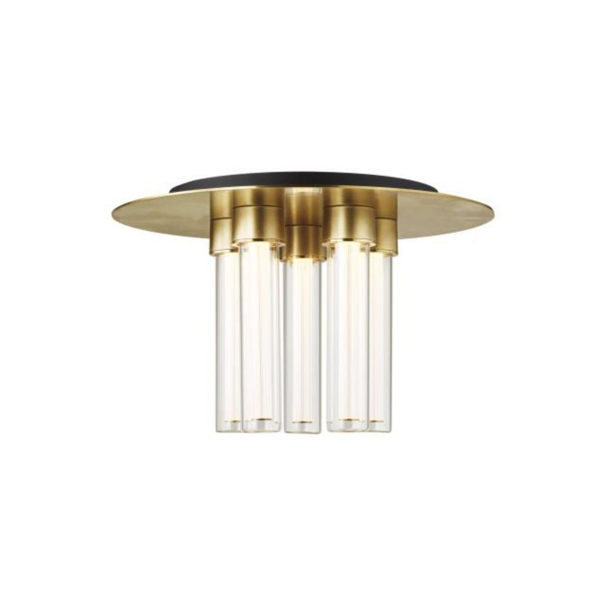 Kola 13 Flush Mount Flush & Semi-Flush Mount 5-Light LED 2700K Natural Brass by Sean Lavin