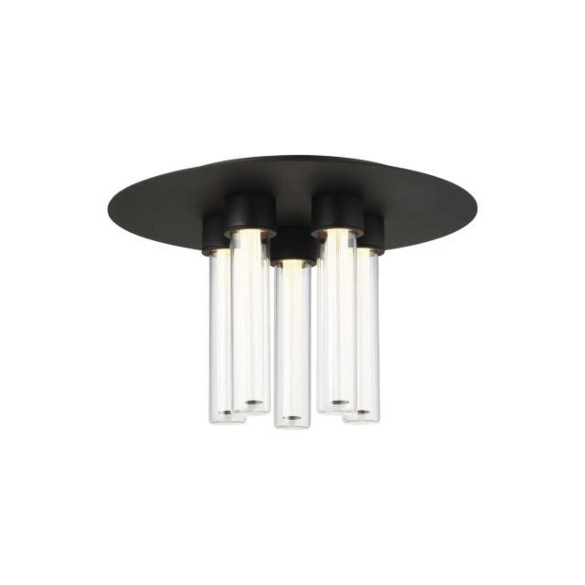 Kola 13 Flush Mount Flush & Semi-Flush Mount 5-Light LED 2700K Nightshade Black by Sean Lavin