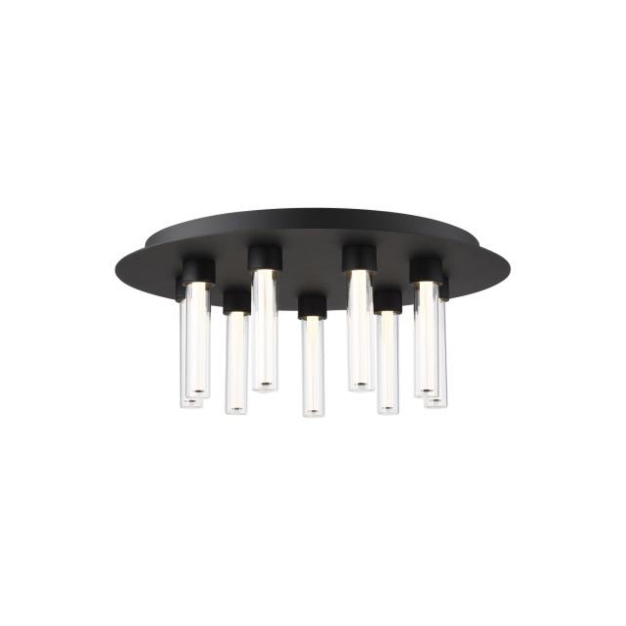 Kola 22 Flush Mount Flush & Semi-Flush Mount 9-Light LED 2700K Nightshade Black by Sean Lavin