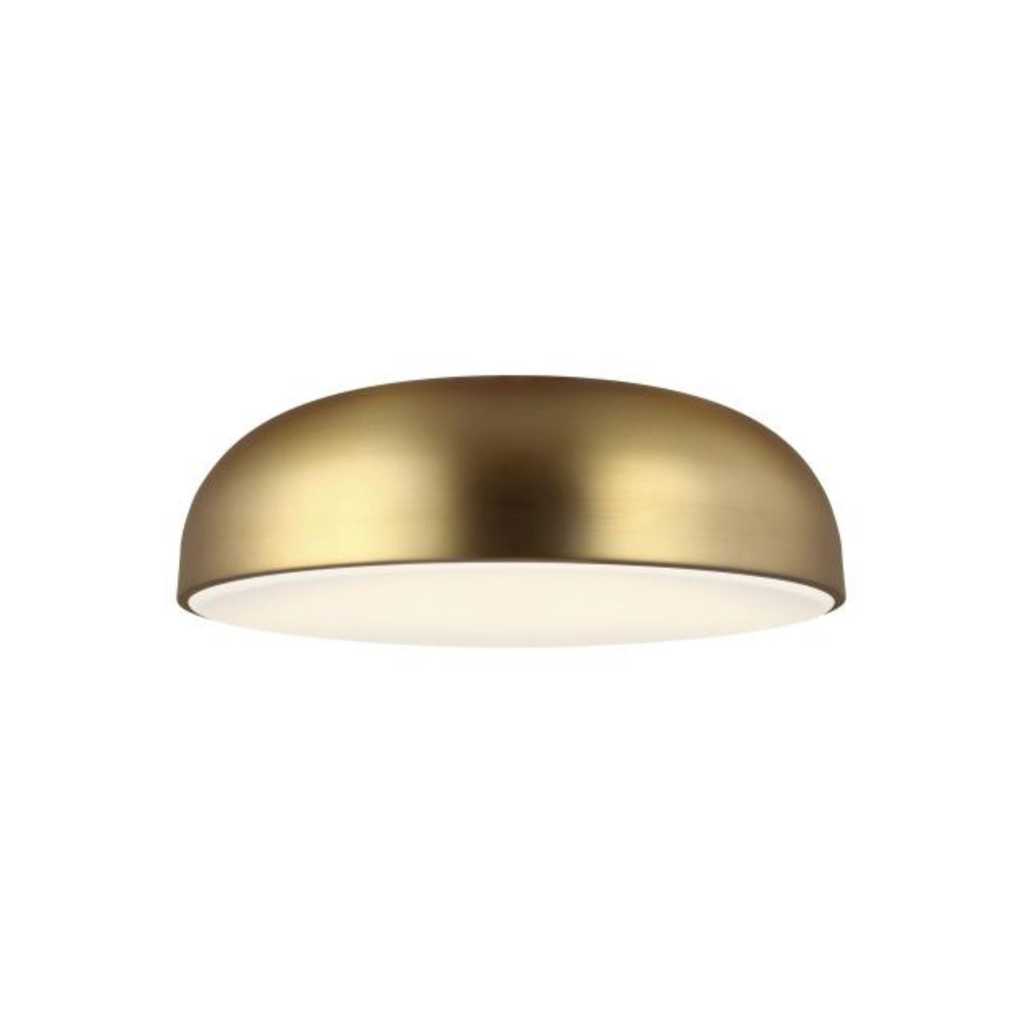 Kosa 13 Flush Mount Flush & Semi-Flush Mount 1-Light LED 3000K Aged Brass by Sean Lavin