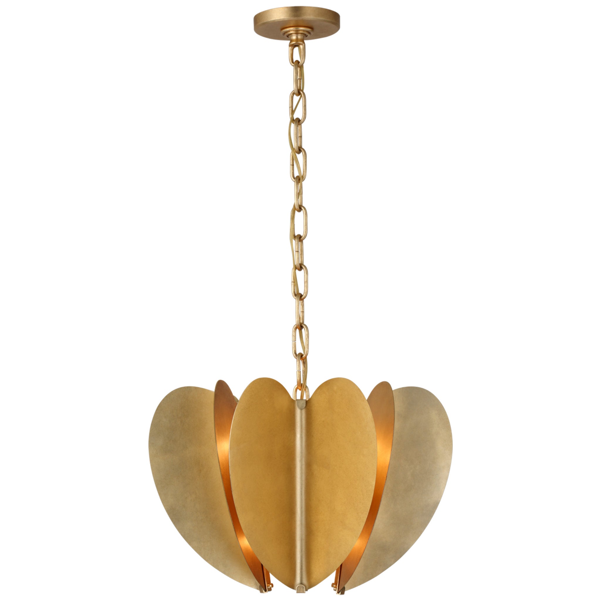 kate spade new york Danes Small Chandelier in Gild Ceiling Light W16.75" x H12"