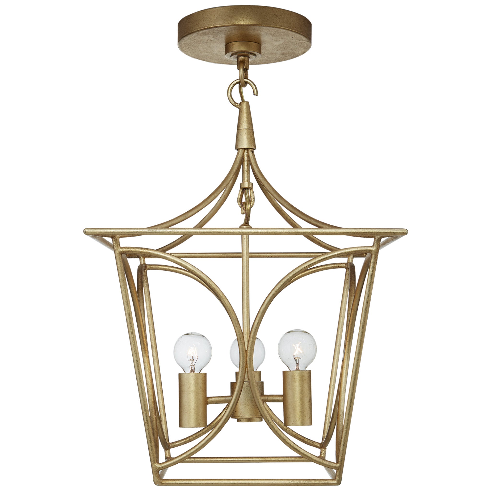 kate spade new york Cavanagh Mini Lantern in Gild Ceiling Light W11.5"