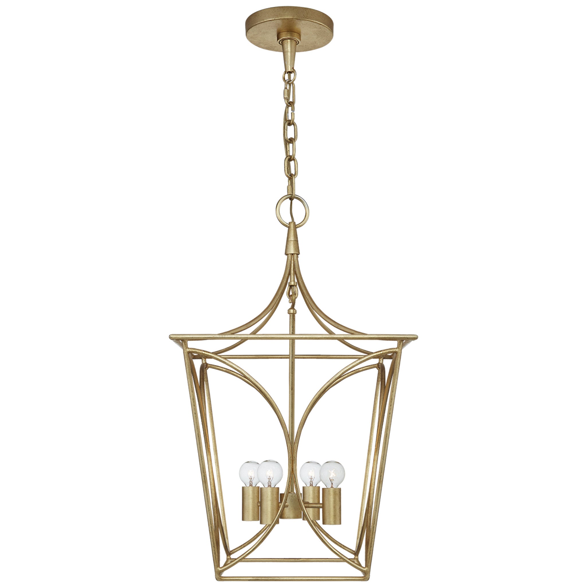 kate spade new york Cavanagh Small Lantern in Gild Ceiling Light W13.75"