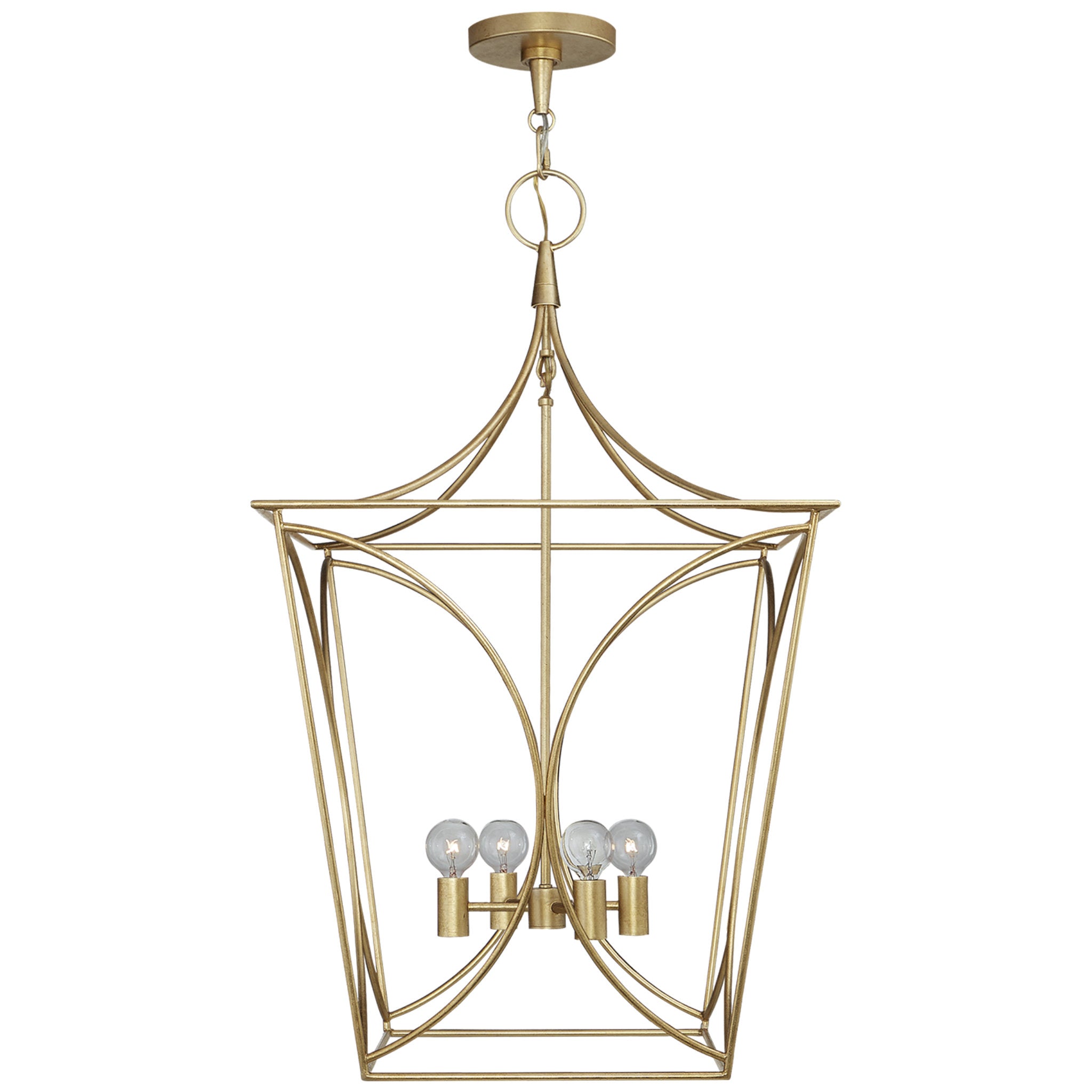 kate spade new york Cavanagh Medium Lantern in Gild Ceiling Light W19"