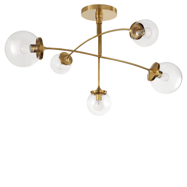 kate spade new york Prescott Medium Mobile Chandelier in Soft Brass wi