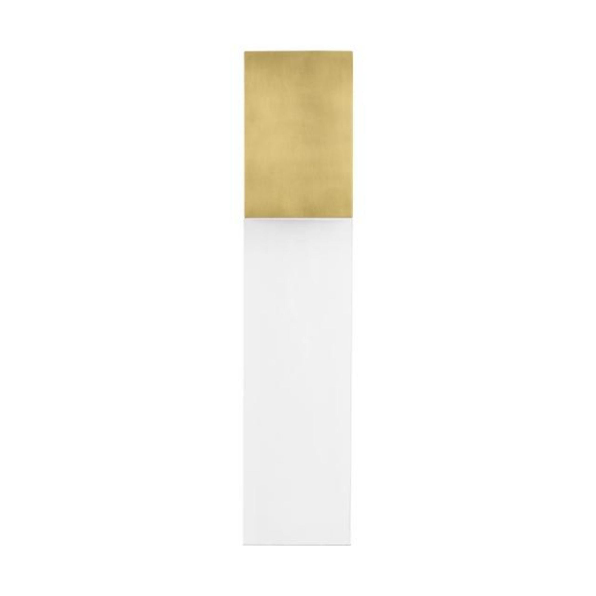 Kulma Large Wall Outdoor 1-Light LED 2700K Natural Brass by Kelly Wearstler