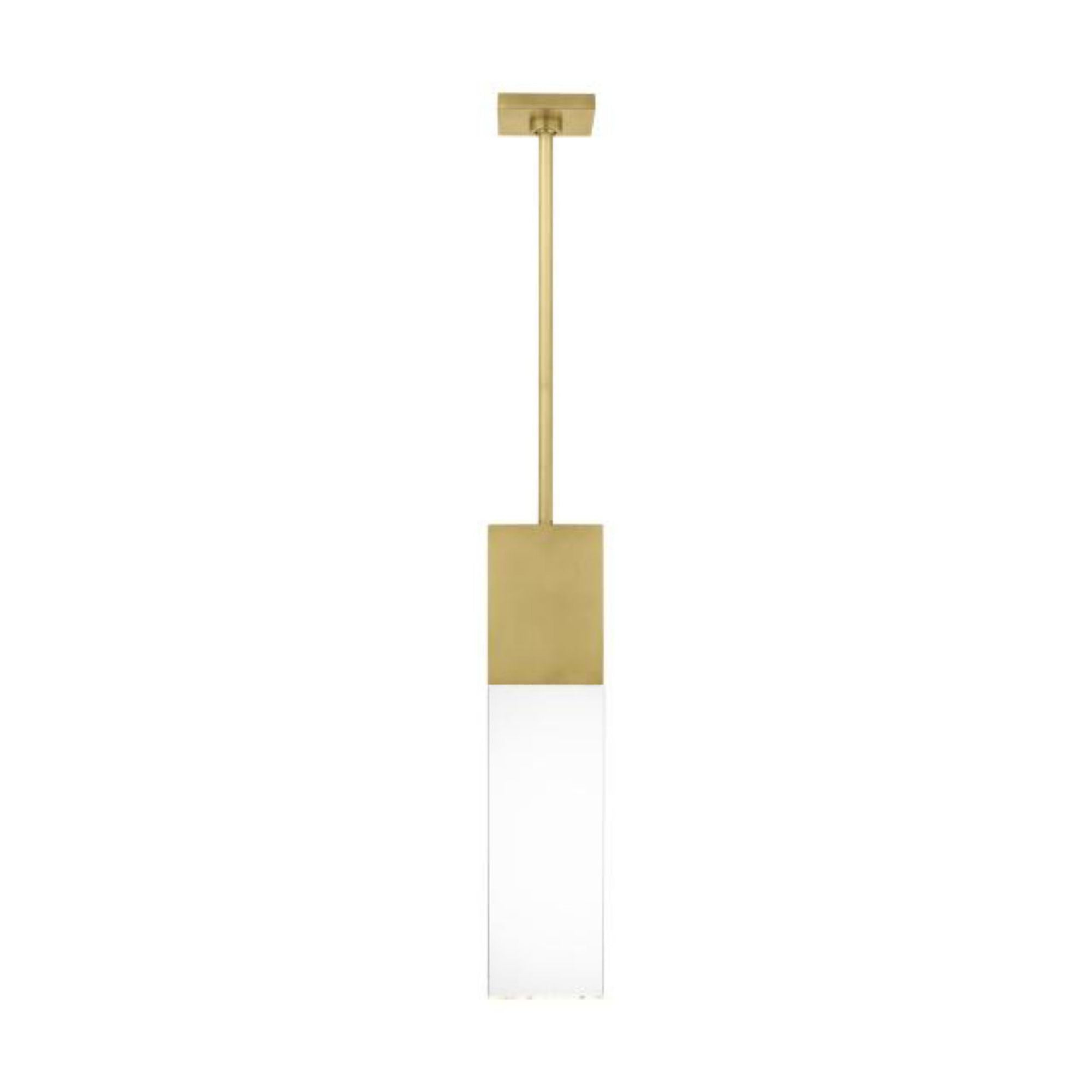 Kulma Medium Pendant Outdoor 1-Light LED 2700K Natural Brass by Kelly Wearstler