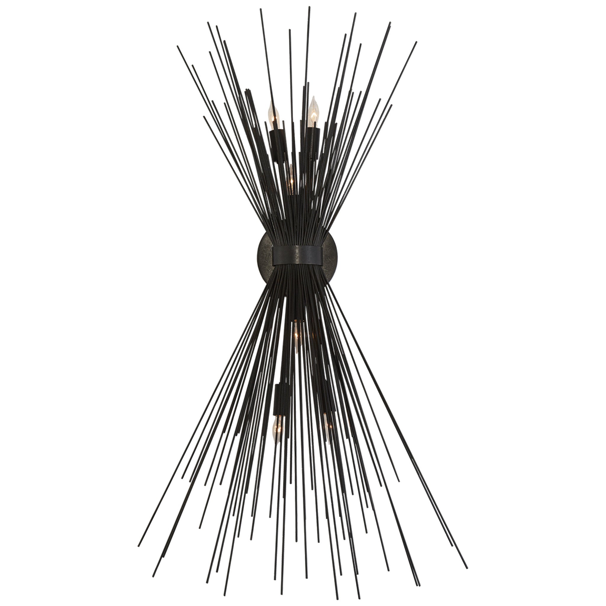 Kelly Wearstler Strada Large Sconce in Aged Iron Wall Light W11" x H36"