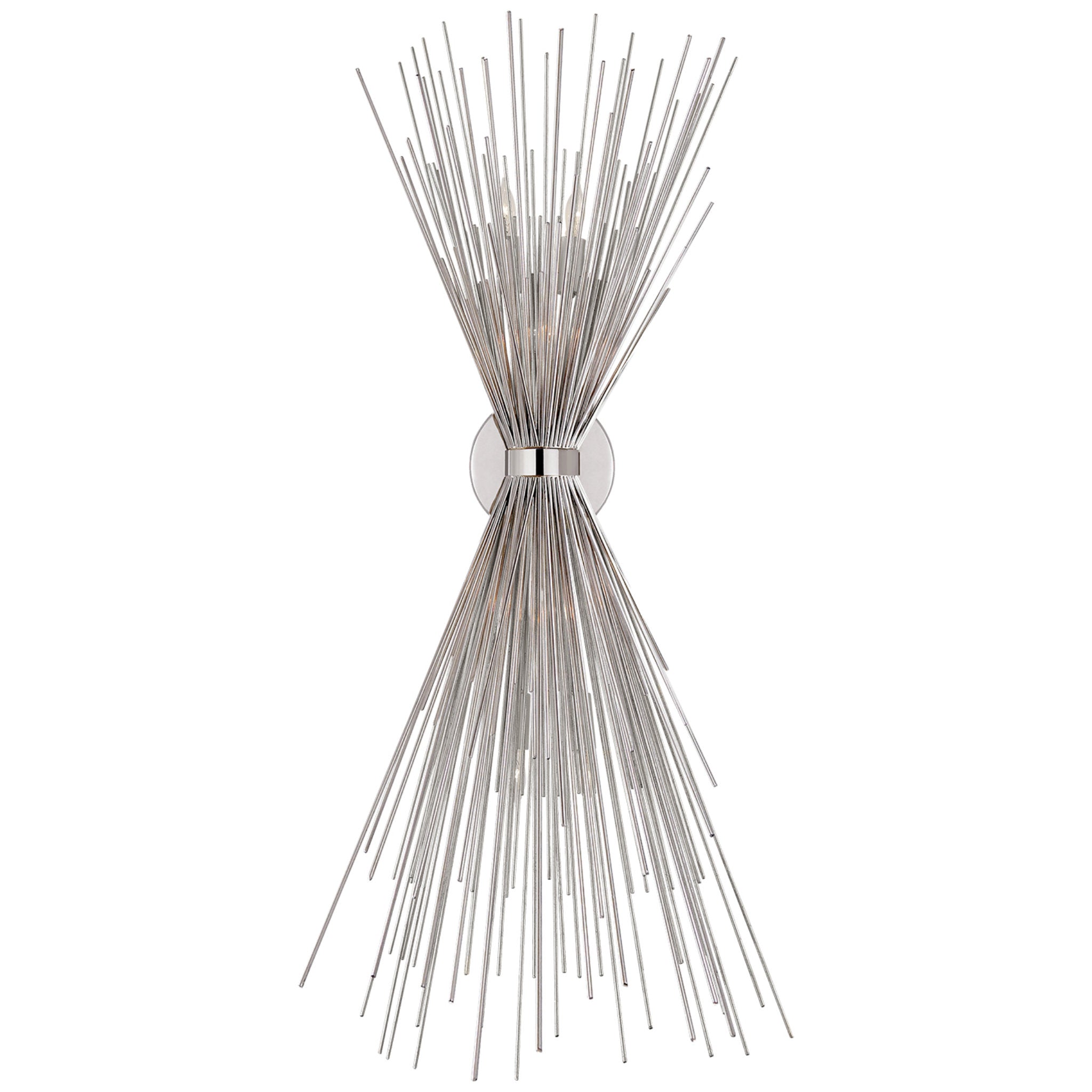 Kelly Wearstler Strada Large Sconce in Polished Nickel Wall Light W11" x H36"