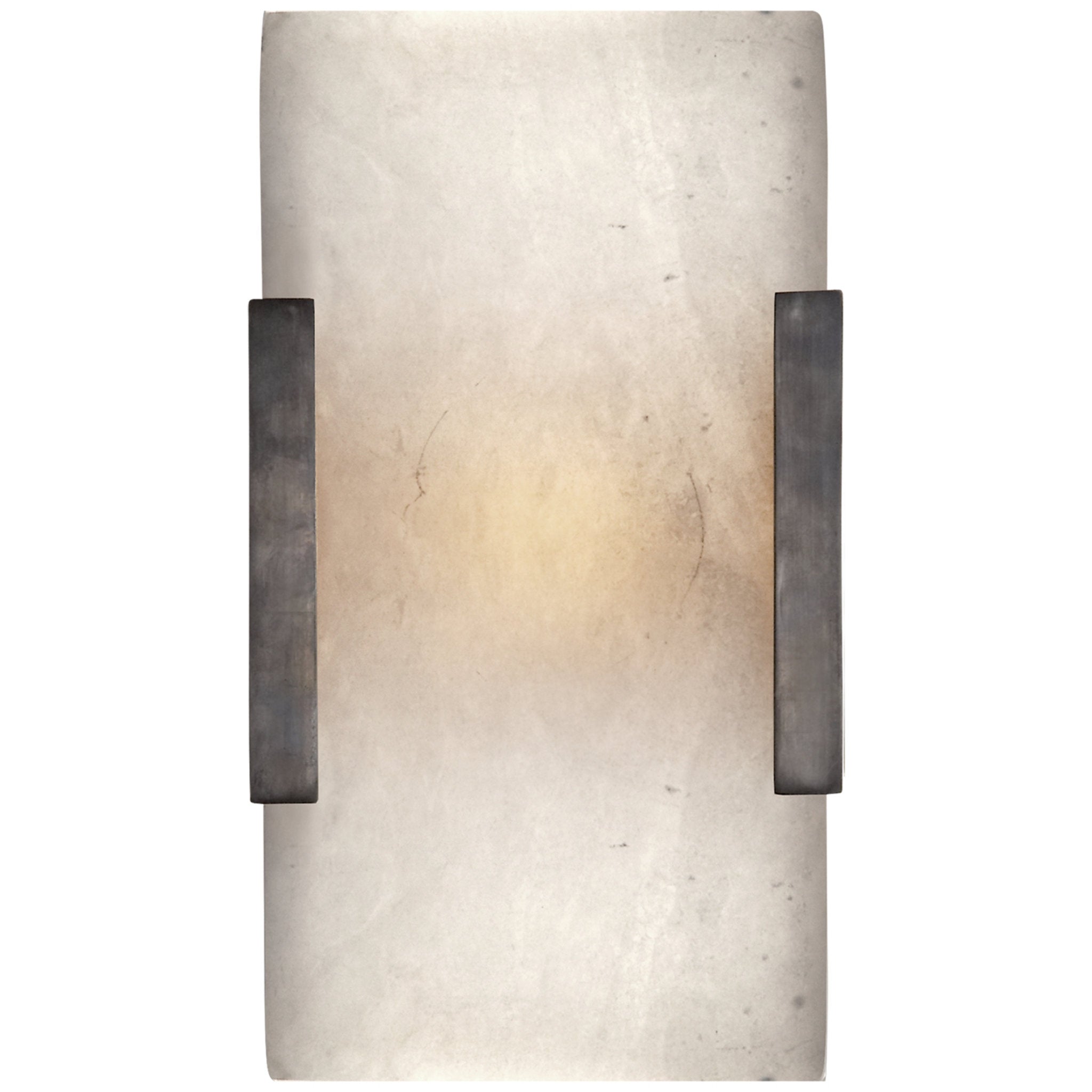 Kelly Wearstler Covet Wide Clip Bath Sconce in Bronze Wall Light W5.25" x H9.5"