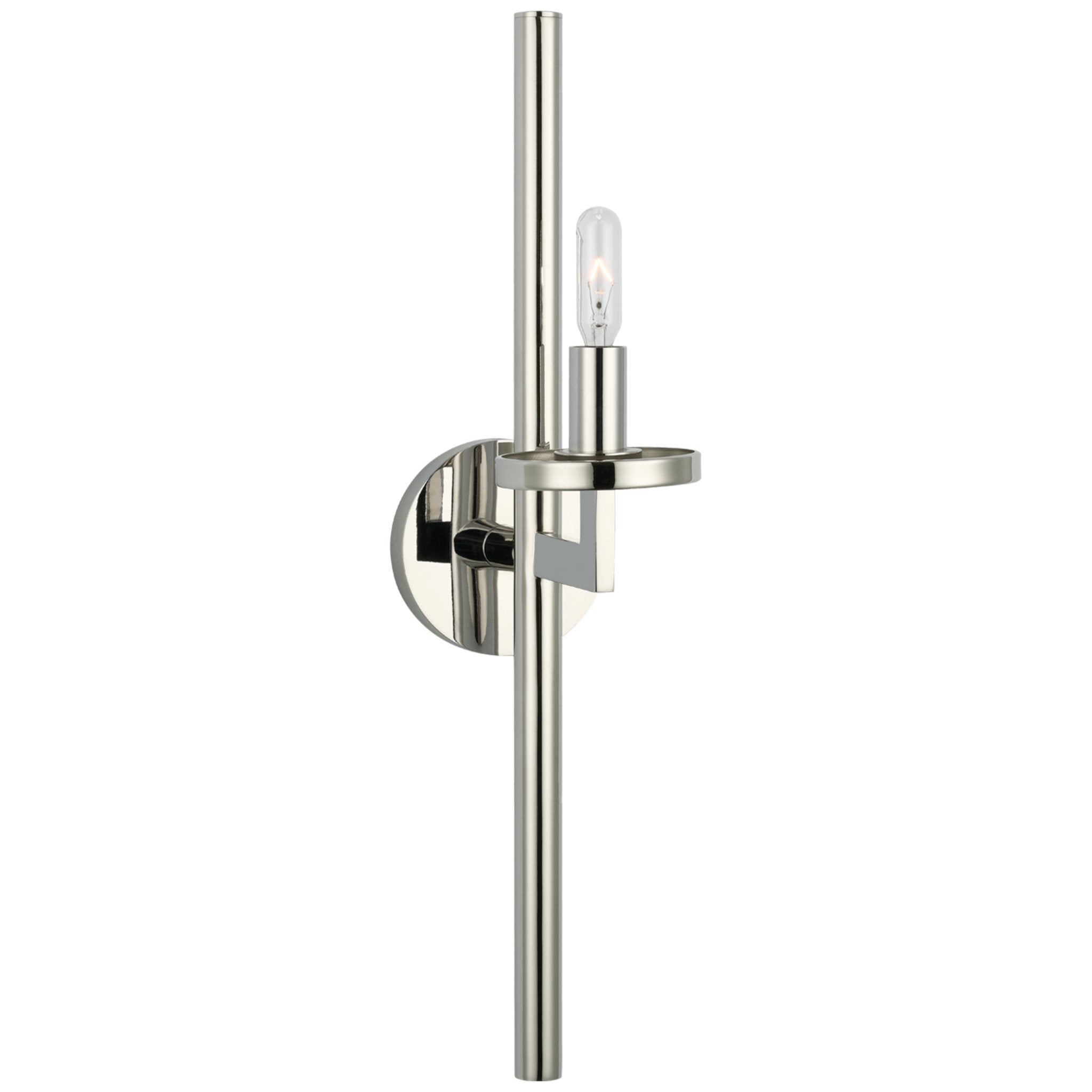 Kelly Wearstler Liaison Single Sconce in Polished Nickel Wall Light W4" x H19"