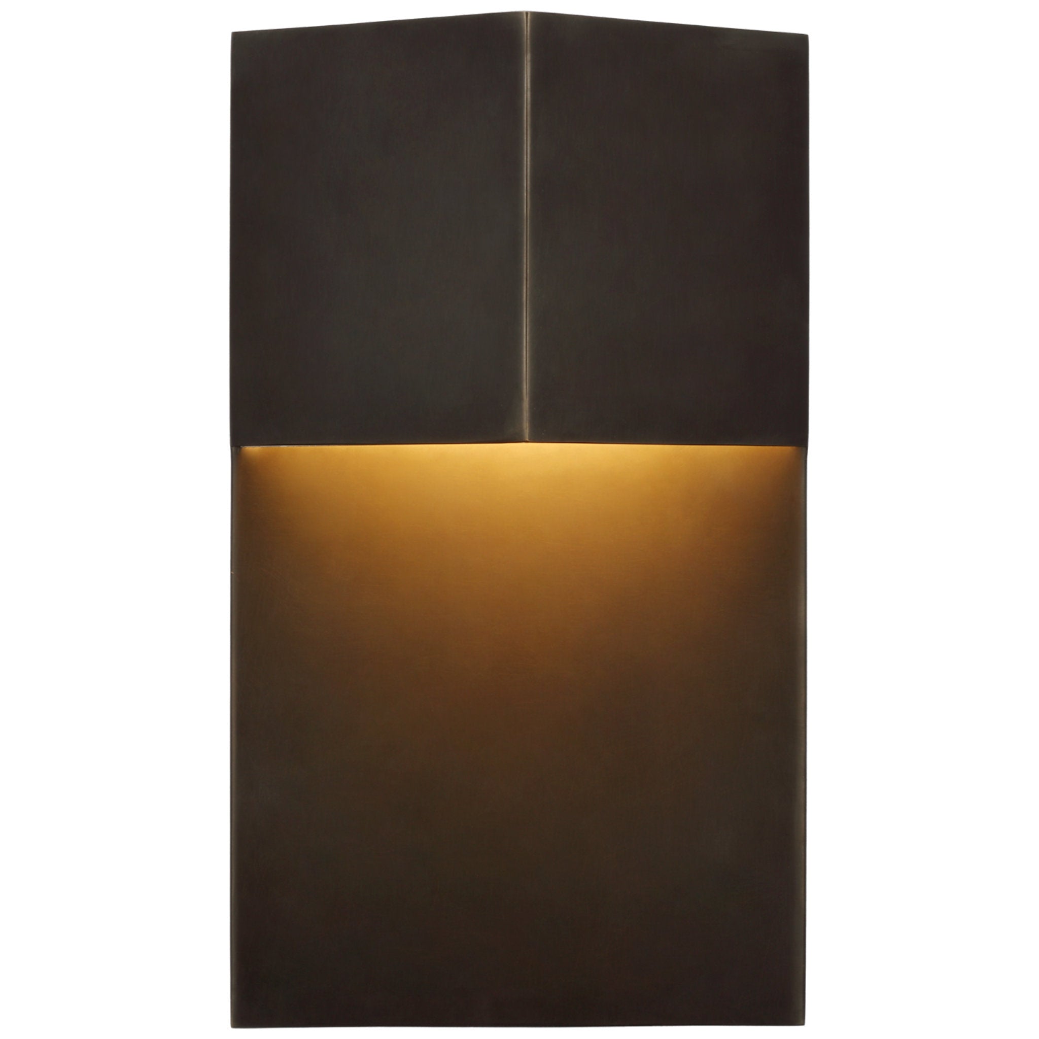 Kelly Wearstler Rega 12" Wide Sconce in Bronze Outdoor Lighting W7" x H12"