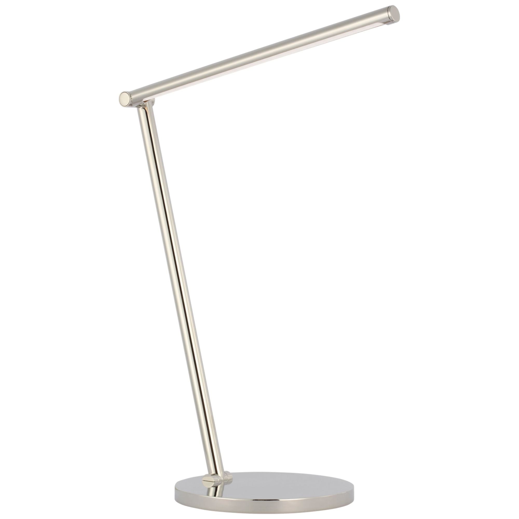 Kelly Wearstler Cona Desk Lamp in Polished Nickel Table Lamp W8" x H18.5" - 33.75"