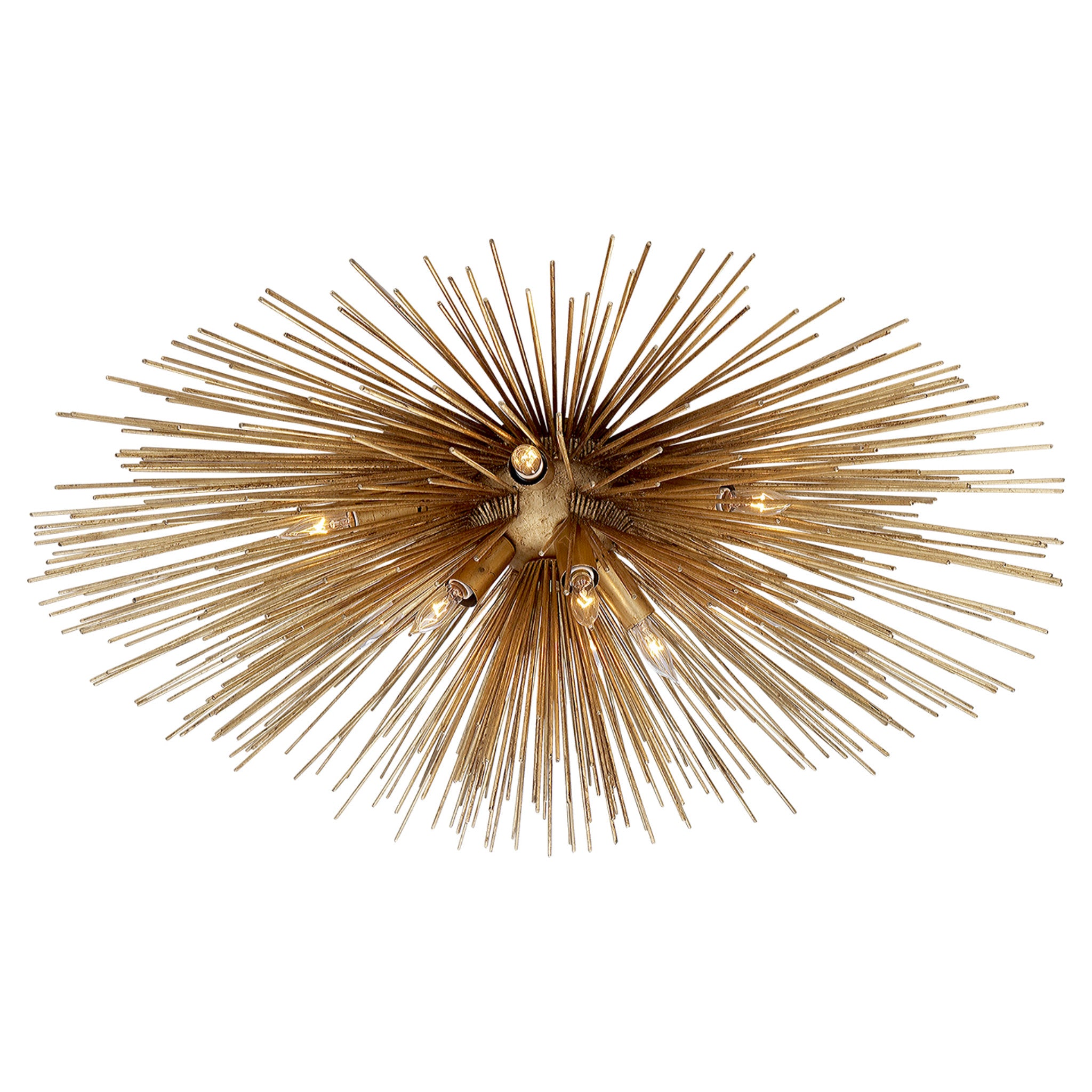 Kelly Wearstler Strada Large Flush Mount in Gild Ceiling Light W40" x H14.5"