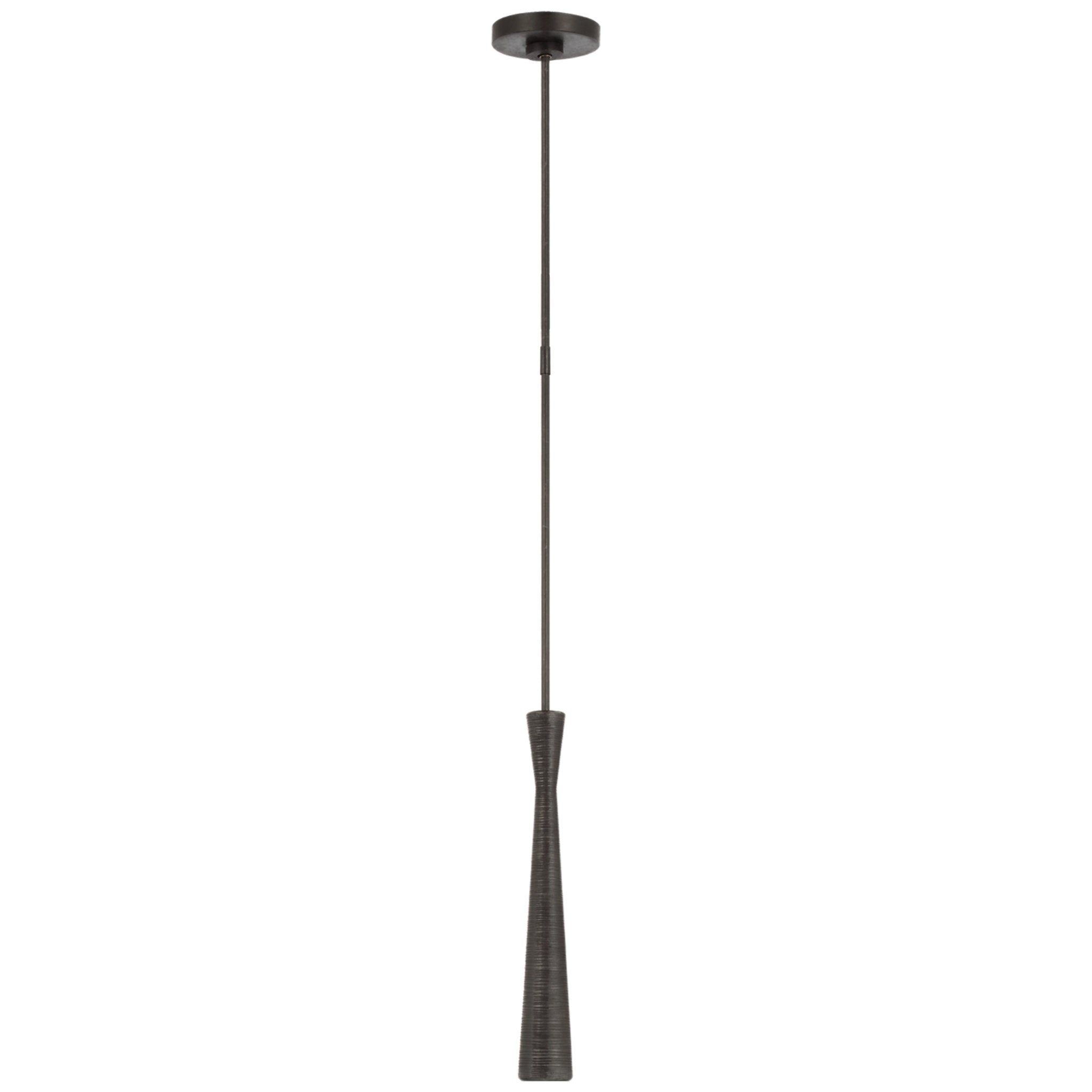 Kelly Wearstler Utopia Mini Pendant in Aged Iron Ceiling Light W2.25"